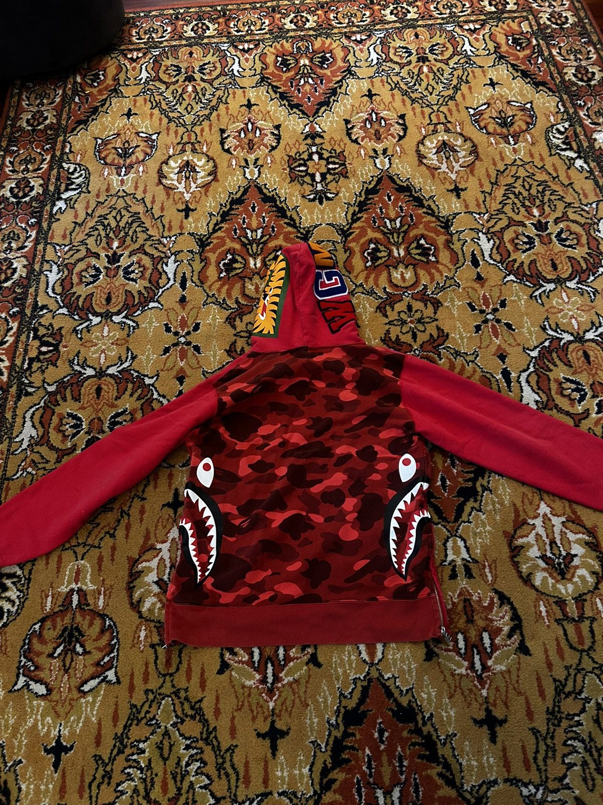 Bape Bape Side Zip Shark hoodie Size US L / EU 52-54 / 3 - 2 Thumbnail