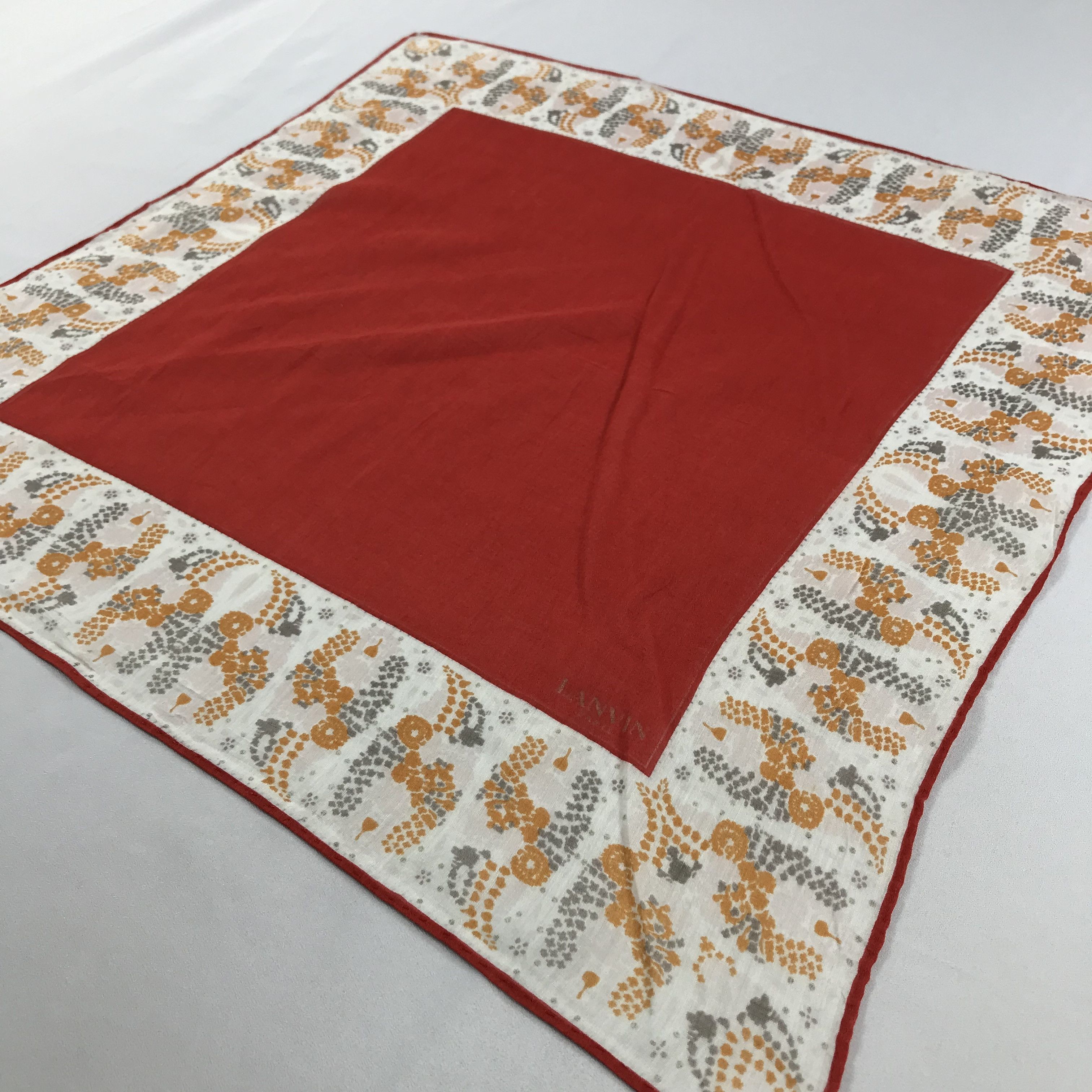 Lanvin × Vintage Lanvin Bandana / Handkerchief / Neckerchief - S2019 Size ONE SIZE - 2 Thumbnail