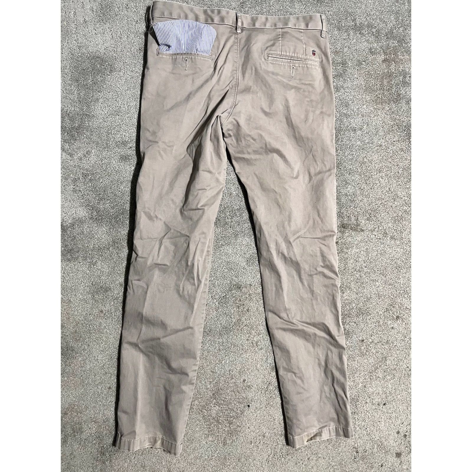 Vintage Louis Philippe Mens Pants Chino Khakis Gray 34 Inseam 30 Regular Size US 34 / EU 50 - 3 Thumbnail