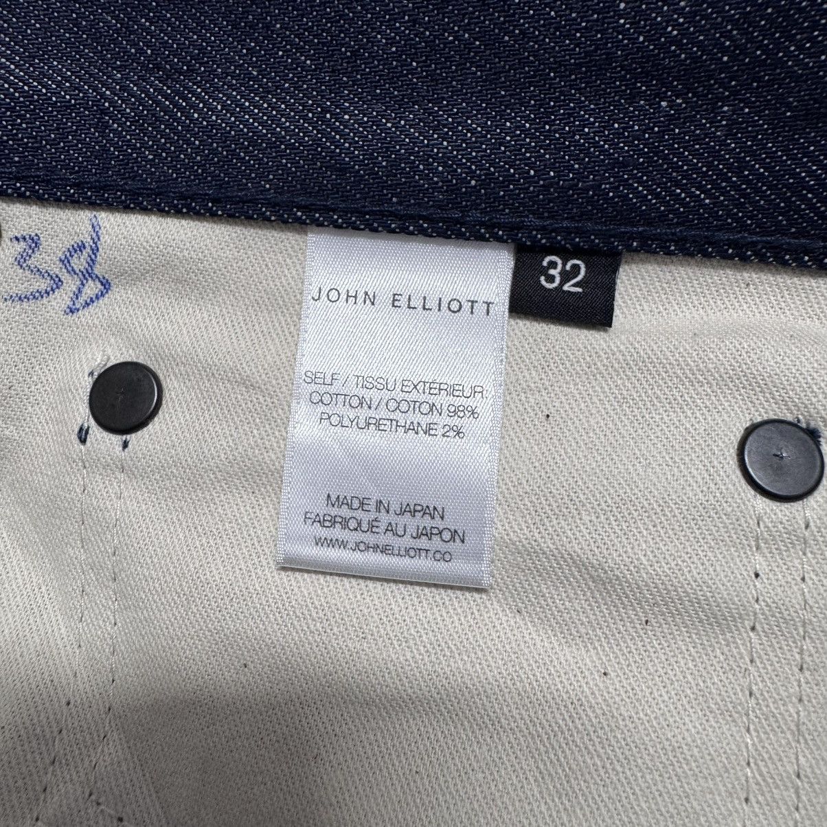 John Elliott John Elliot Raw Denim Jeans Size US 32 / EU 48 - 21 Thumbnail