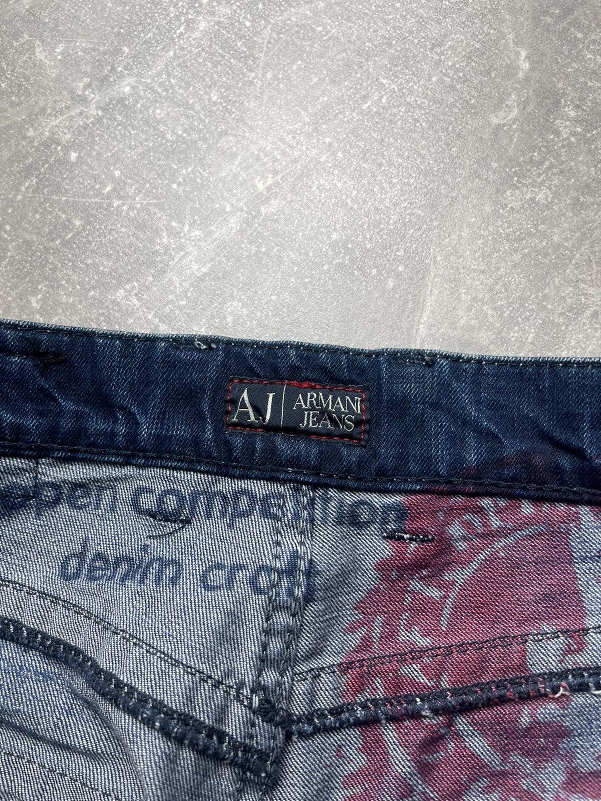 Armani Armani Jeans Vintage Indigo Blue Denim Zipper Pocket Jeans Size US 32 / EU 48 - 12 Thumbnail