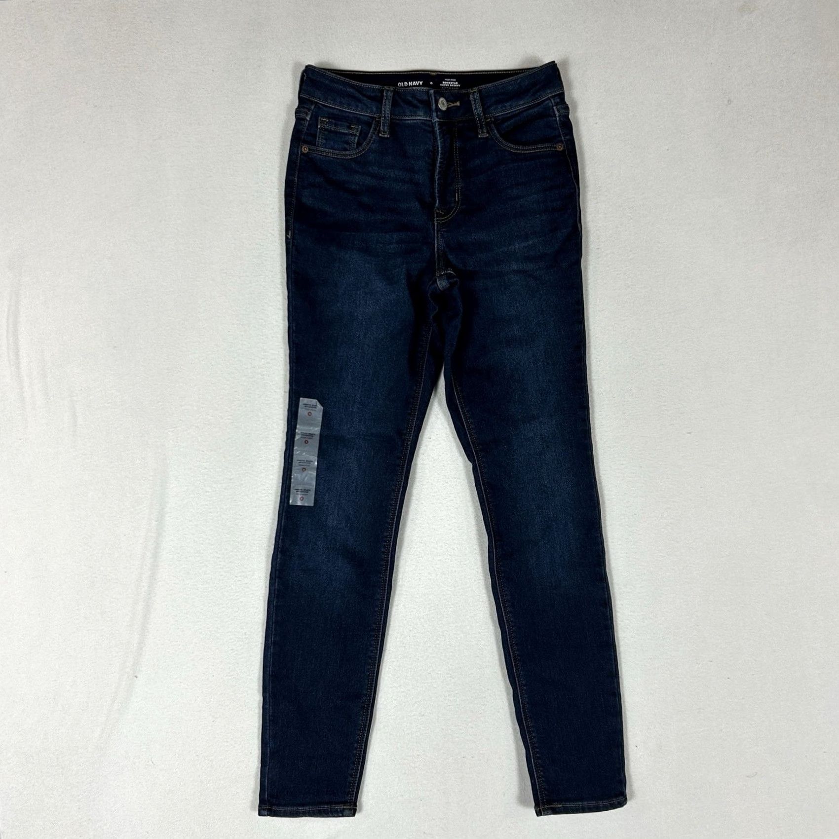 Old Navy Old Navy Jeans Womens 0 High Rise Skinny 5-Pocket Denim Blue Stretch Pockets Modern Regular Rise Jeans Size 25" / US 0 / IT 36 - 2 Thumbnail