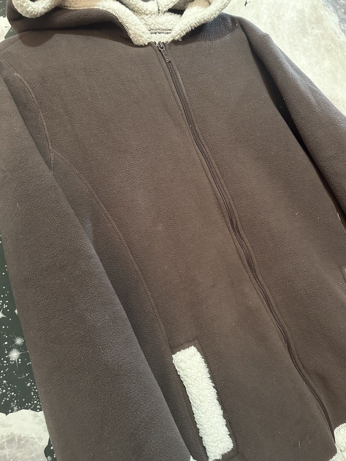 Other Totes Womens Polar Fleece Sherpa Coat Size XL / US 12-14 / IT 48-50 - 3 Thumbnail
