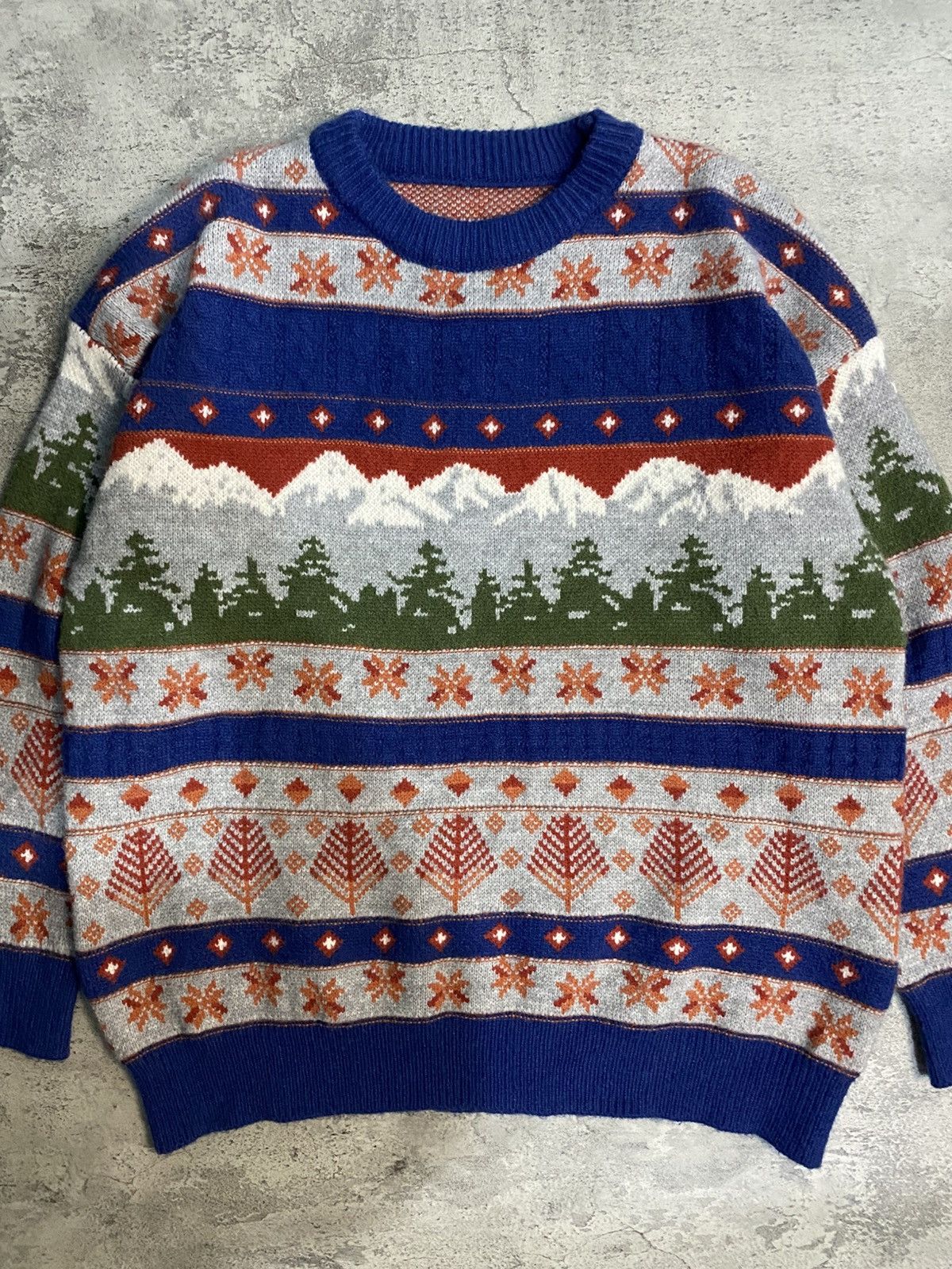 Vintage Knit sweater vintage pattern look coogi Size US L / EU 52-54 / 3 - 3 Thumbnail