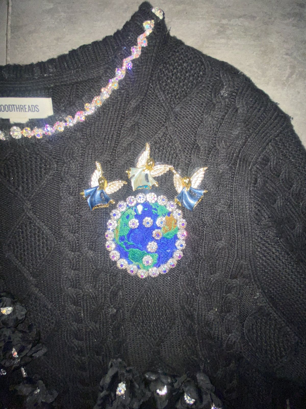 Japanese Brand Jeweled DECALOGUE 💎 Sweater SAMPLE Size US M / EU 48-50 / 2 - 3 Thumbnail
