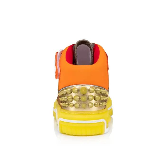 Christian Louboutin o1s1wg110325 Astroloubi Mid Flat Calf in Multicolor Size US 10.5 / EU 43-44 - 4 Thumbnail