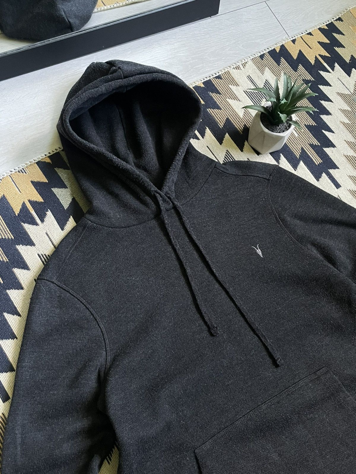 Allsaints Allsaints Knitted Logo Hoodie Size US M / EU 48-50 / 2 - 4 Thumbnail