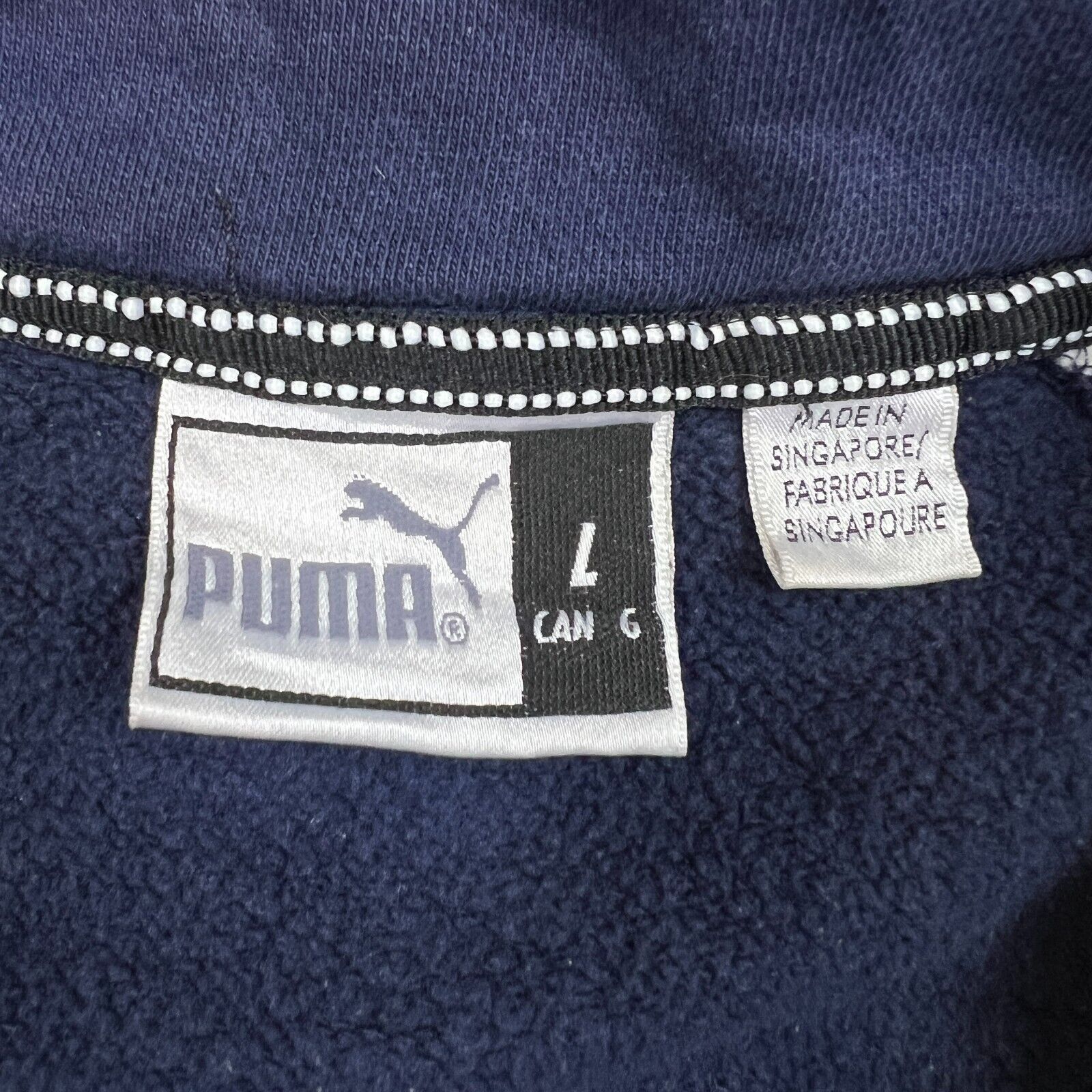 Puma × Vintage VTG Puma Sweatshirt Large Soccer Athleticwear 1/4 Zip 90s Size US L / EU 52-54 / 3 - 7 Thumbnail