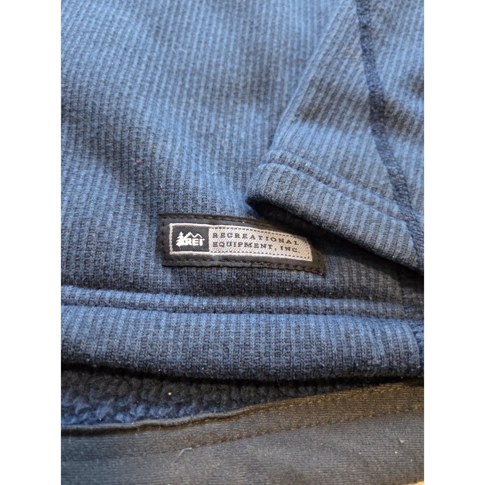 Vintage REI Jacket Mens XL Blue Fleece Lined Full Zip Outdoor Distressed Outdoor Casual Travel Hiking Walking Size US XL / EU 56 / 4 - 4 Thumbnail