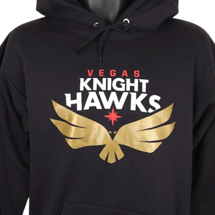 Hanes VegaS Knight Hawks Hoodie Mens Size S Black Indoor Football League IFL Hoodie Size US S / EU 44-46 / 1 - 2 Thumbnail