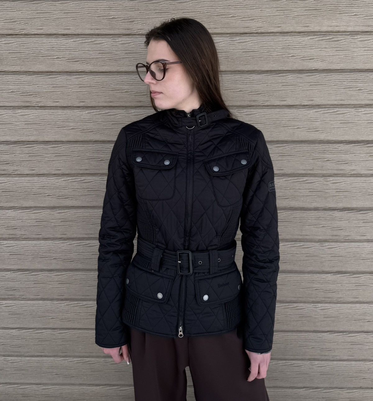 Barbour Barbour International Matt Rib Biker Jacket Quilted WomenUS6 Size M / US 6-8 / IT 42-44 - 1 Thumbnail
