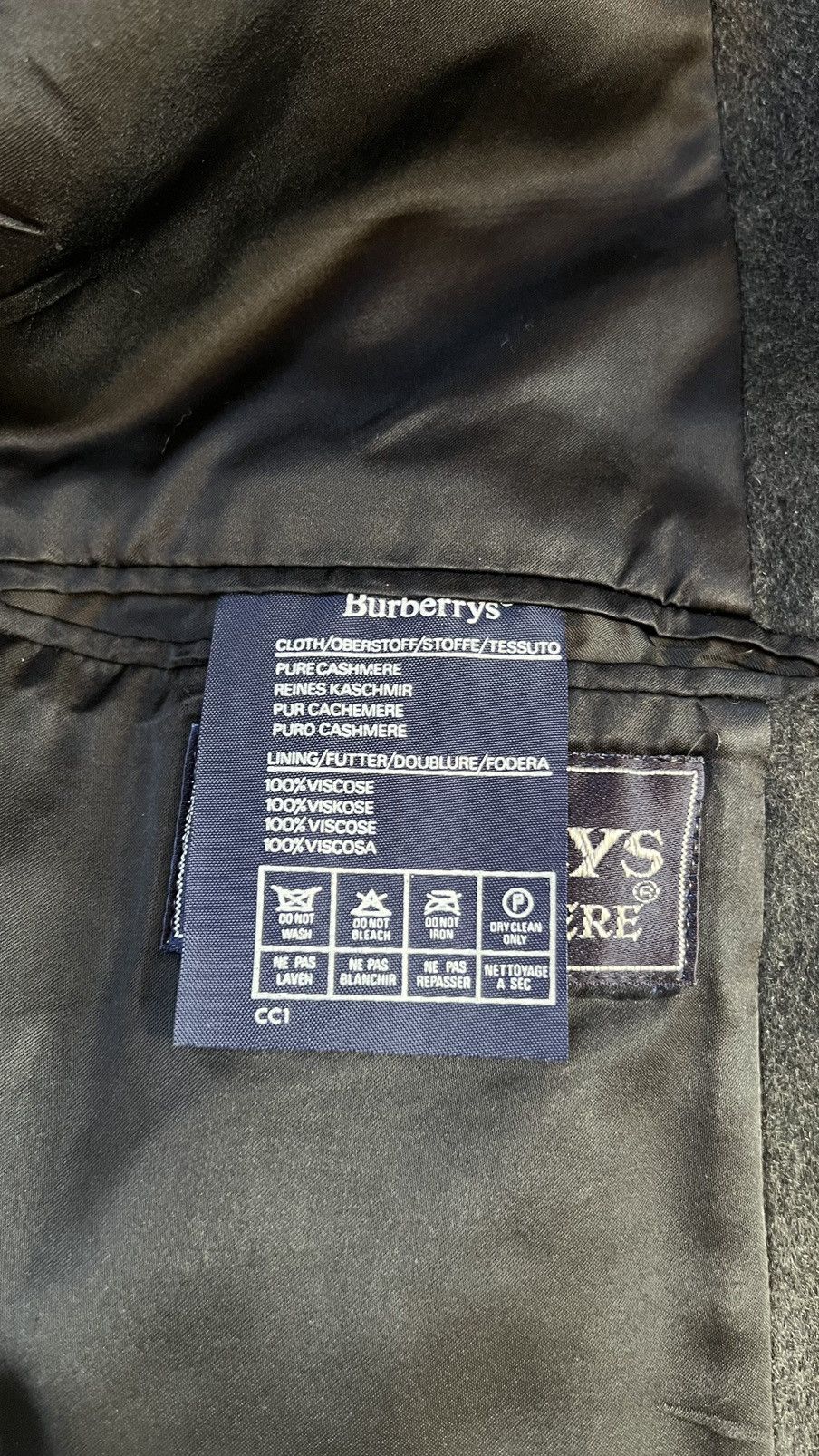 Burberry Burberrys' Mens Cashmere coat Size US M / EU 48-50 / 2 - 5 Thumbnail