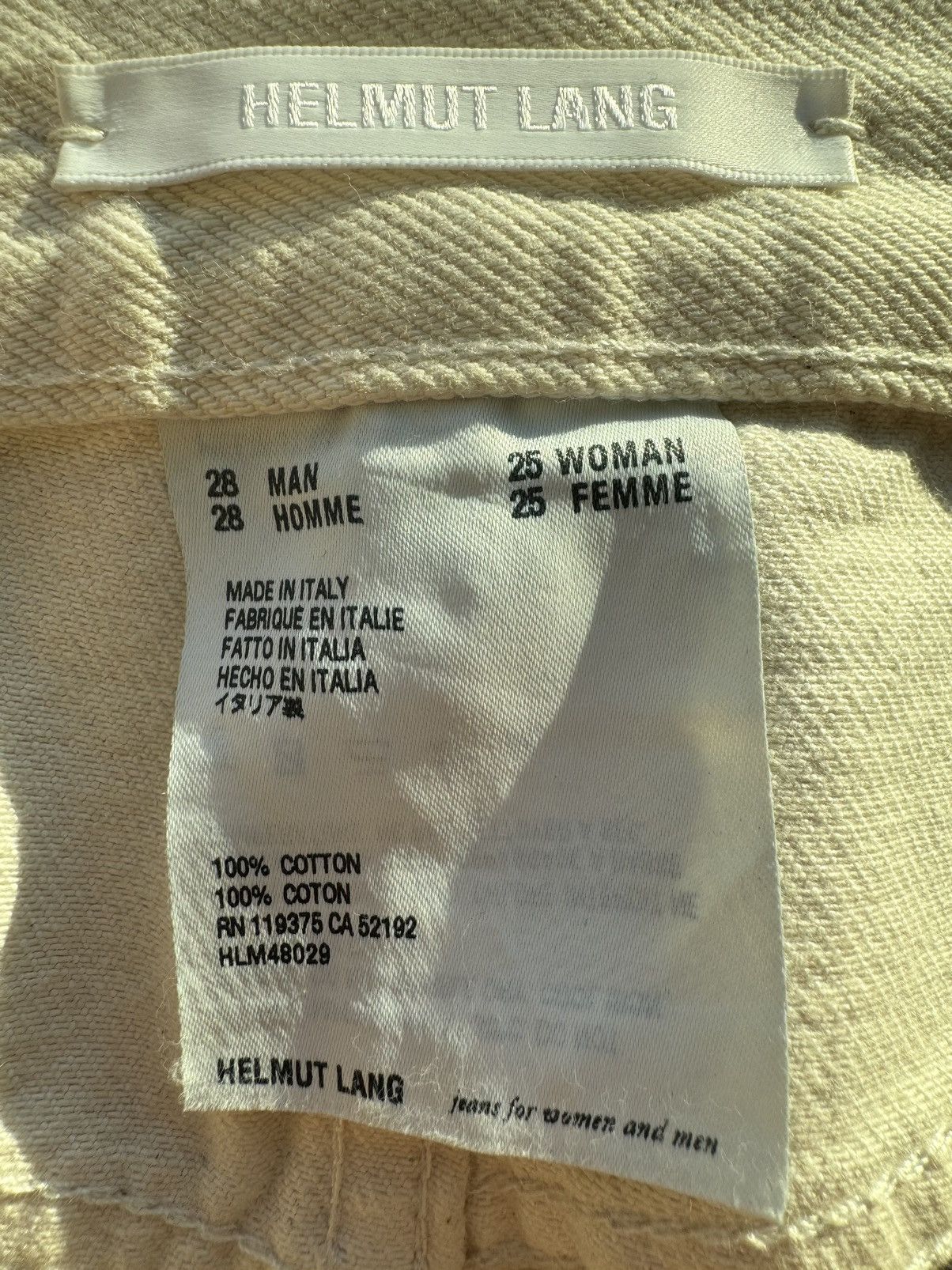 Helmut Lang Helmut Lang Masc Hi Straight Jeans Size US 28 / EU 44 - 3 Thumbnail