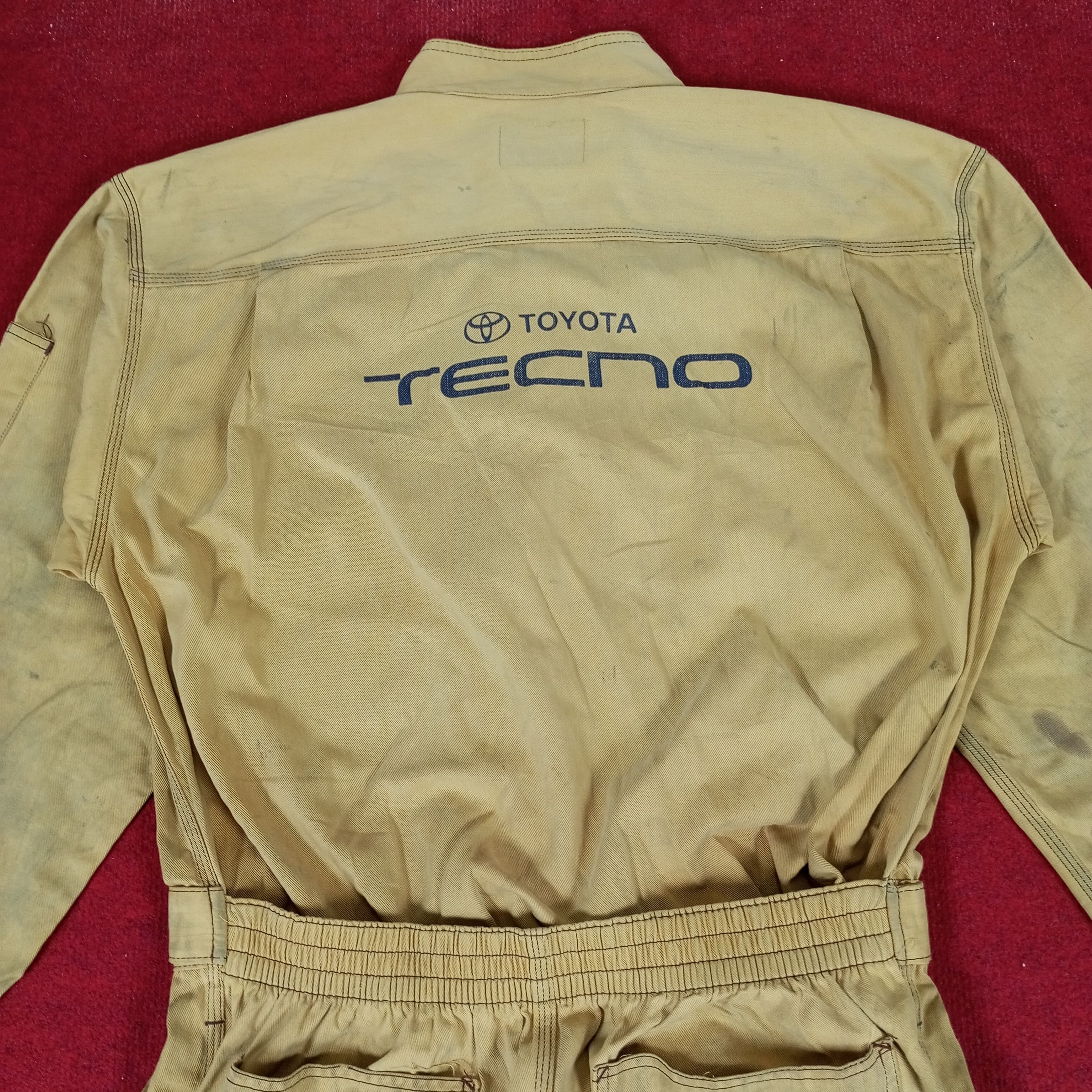 Japanese Brand × Vintage Toyota Tecno Motorsports Racing Style Coverall Jacket Size US M / EU 48-50 / 2 - 2 Thumbnail