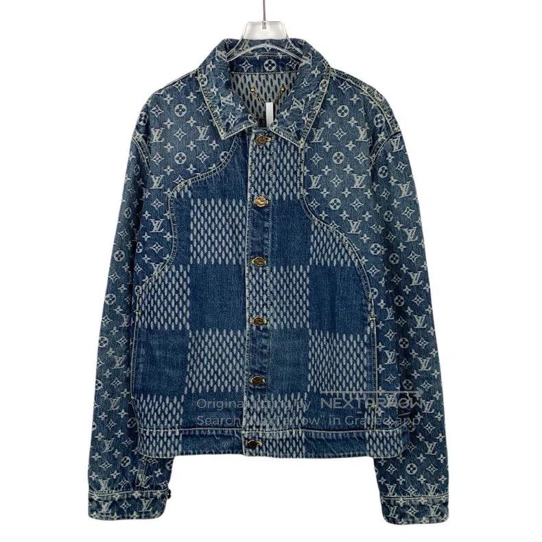 Louis Vuitton Louis Vuitton XNigo2 co-branded logo full-print blue cotto Size US M / EU 48-50 / 2 - 1 Thumbnail