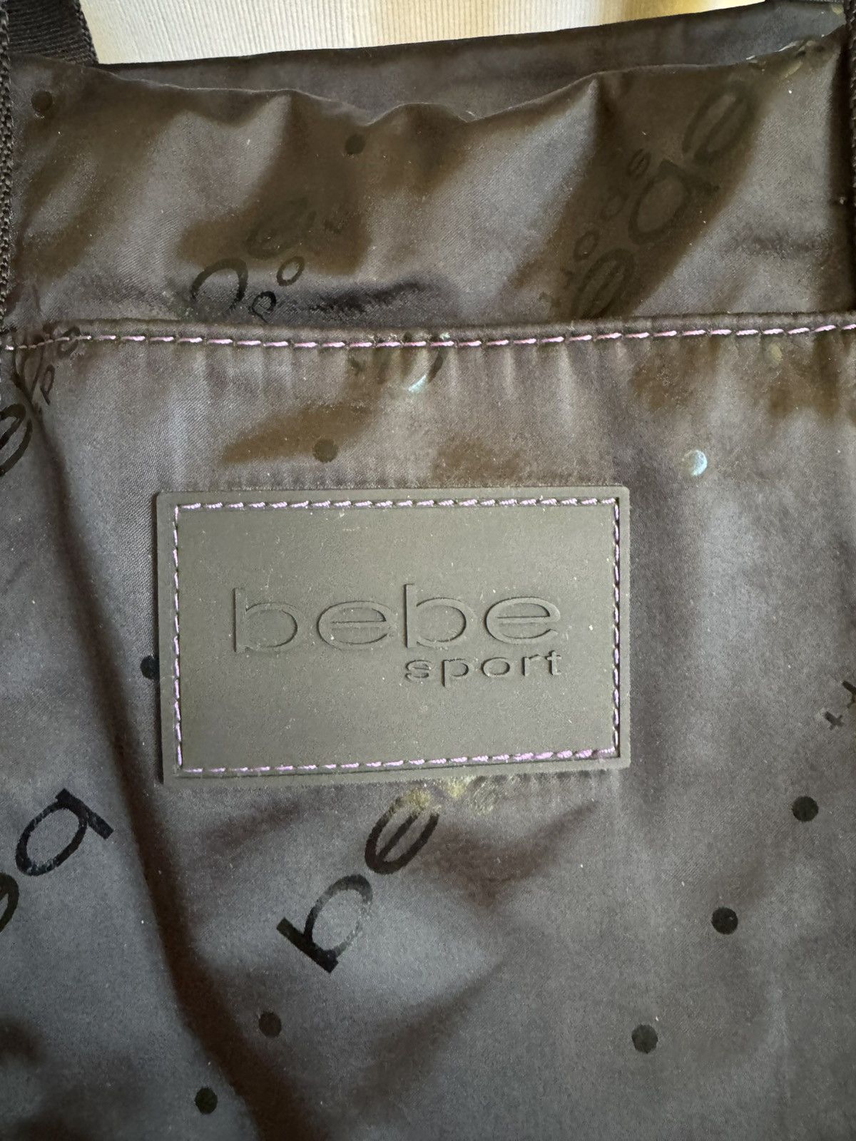 Bebe BEBE BECCA Black Nylon Gym/Travel Bag NWT $109 Size ONE SIZE - 4 Thumbnail