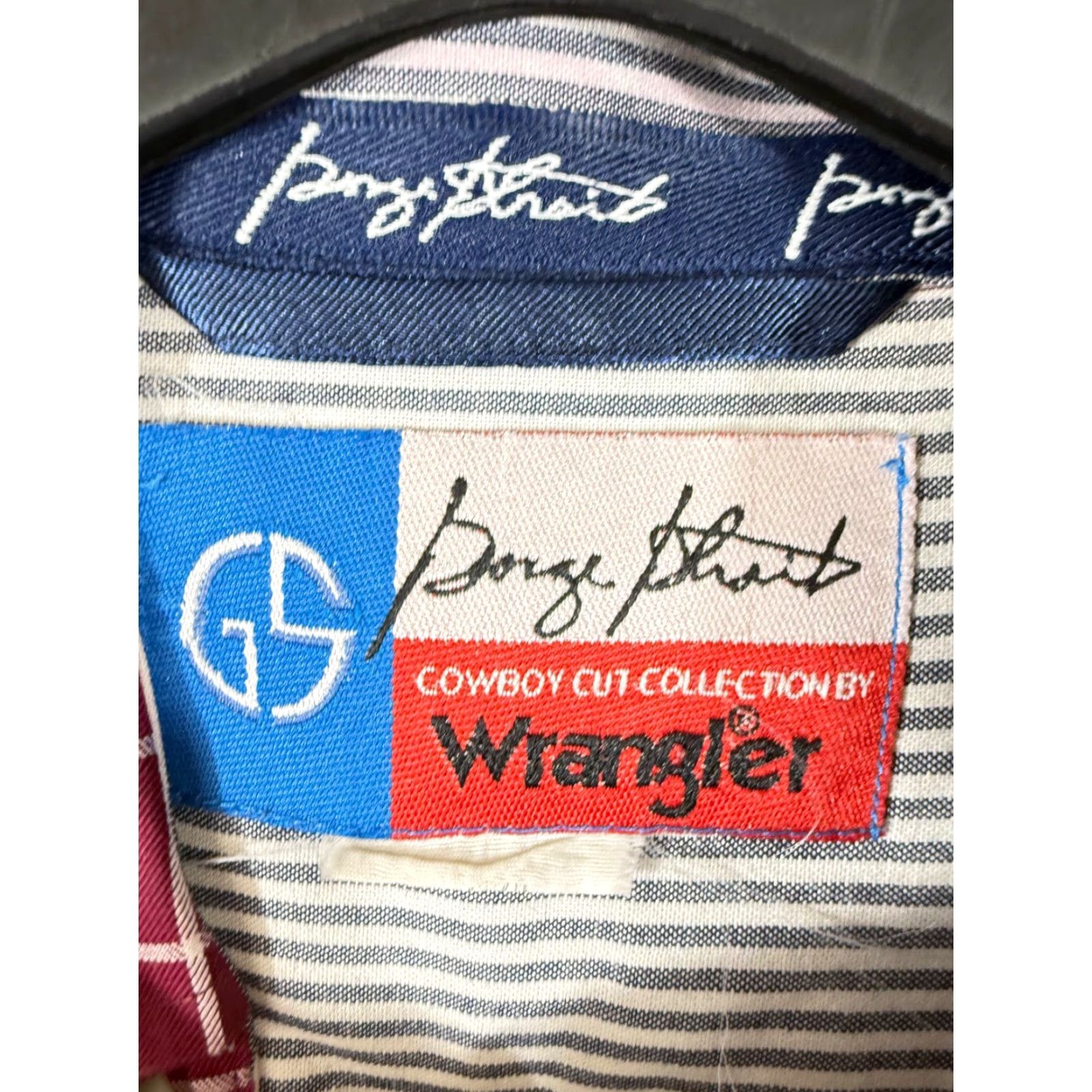 George George Strait Wrangler Western Shirt Mens M Red Checked Button Down Cowboy Cut Shirt Size US M / EU 48-50 / 2 - 5 Thumbnail