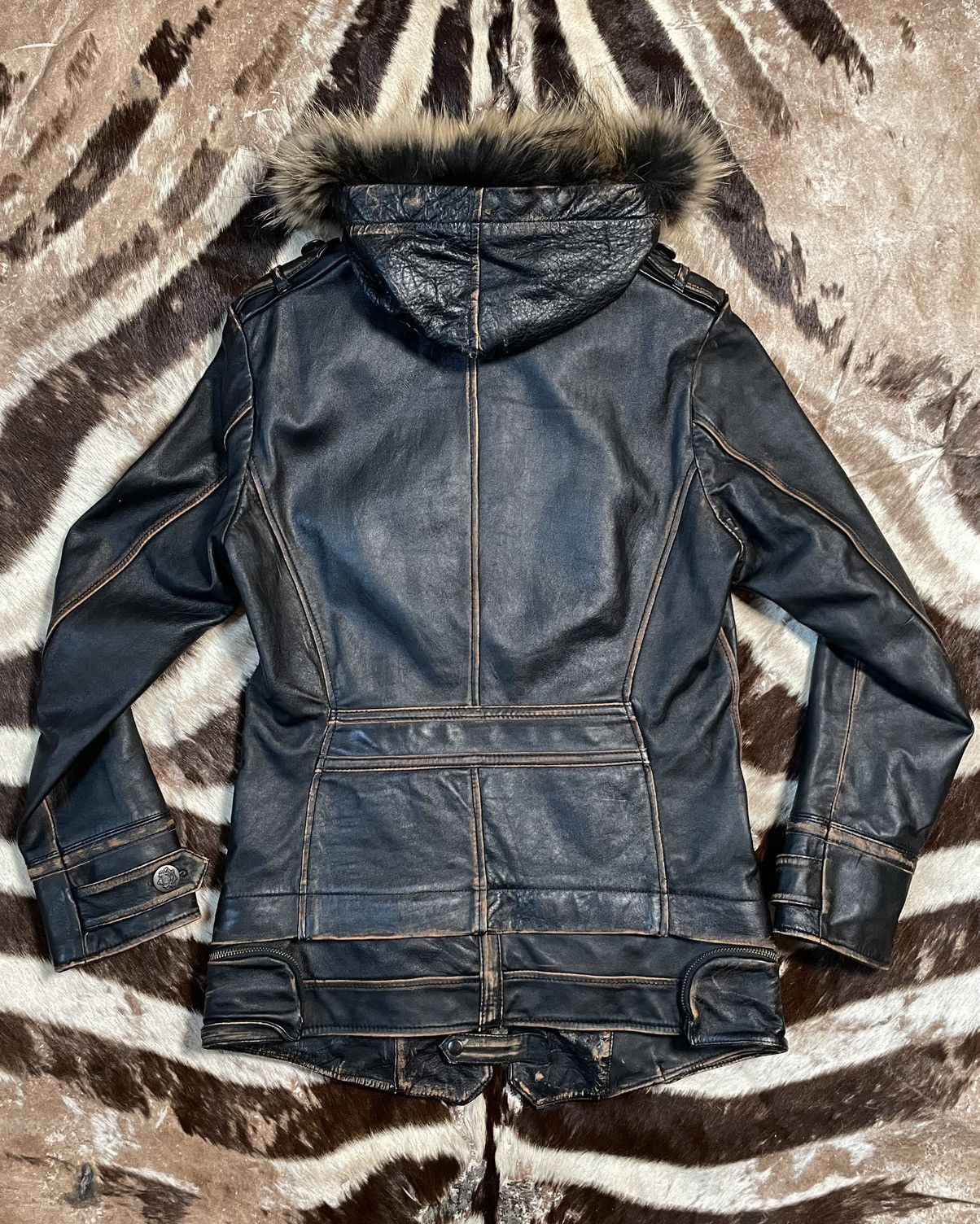 PPFM PPFM RACCOON TRIM MILITARY COAT Size US M / EU 48-50 / 2 - 3 Thumbnail