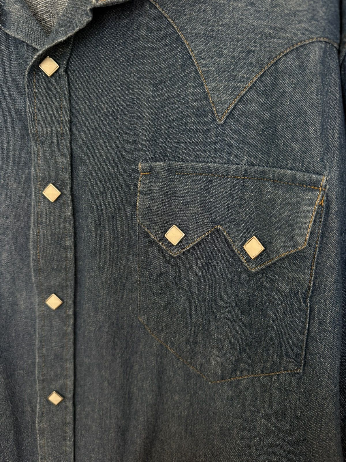Vintage Vintage western denim button-up Size US L / EU 52-54 / 3 - 3 Thumbnail