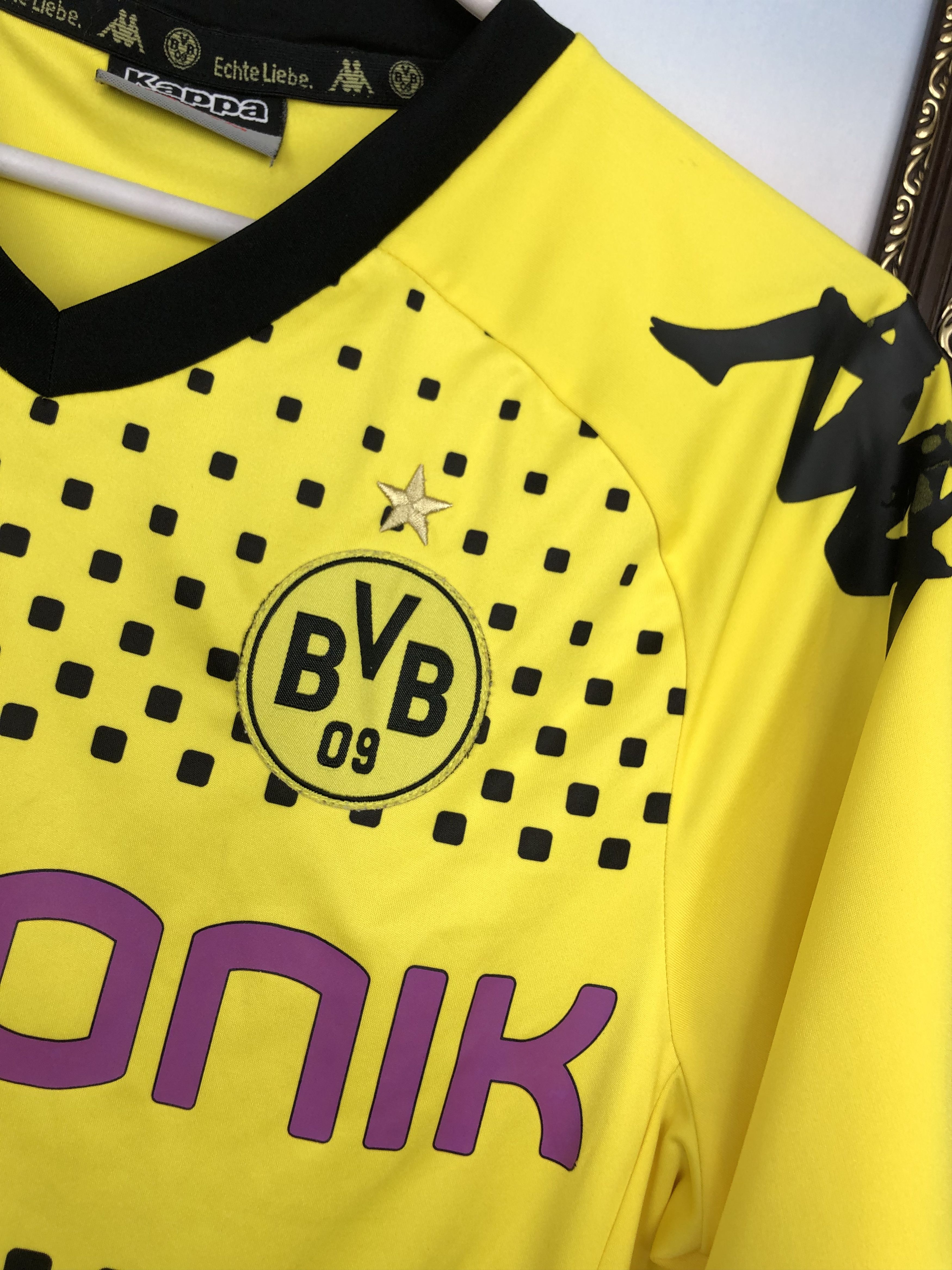 Kappa Borussia Dortmund football shirt 2011 Soccer Kappa Jersey Size US M / EU 48-50 / 2 - 4 Thumbnail