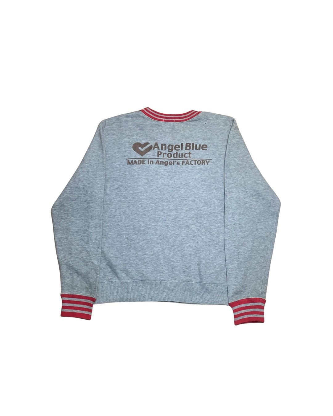 Angel Blue Angel Blue Y2K Graphic Patch Sweater – Grey Size M / US 6-8 / IT 42-44 - 2 Thumbnail