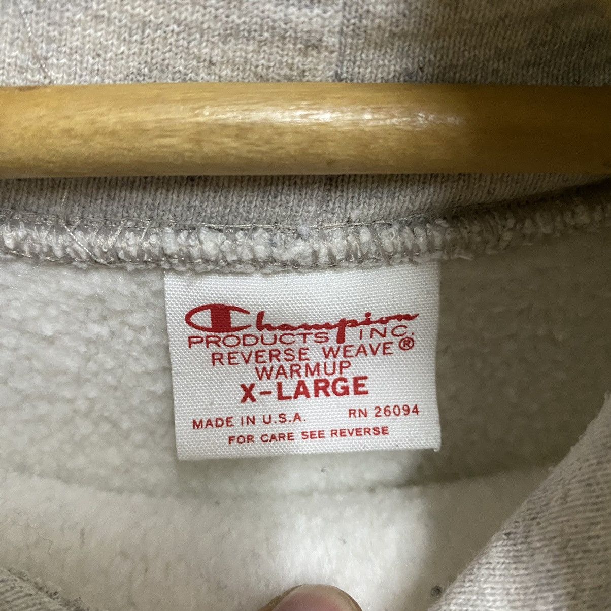 Champion × Japanese Brand × Vintage Vintage 90s Champion Reverse Weave Crewneck Hoodie Size US M / EU 48-50 / 2 - 7 Thumbnail