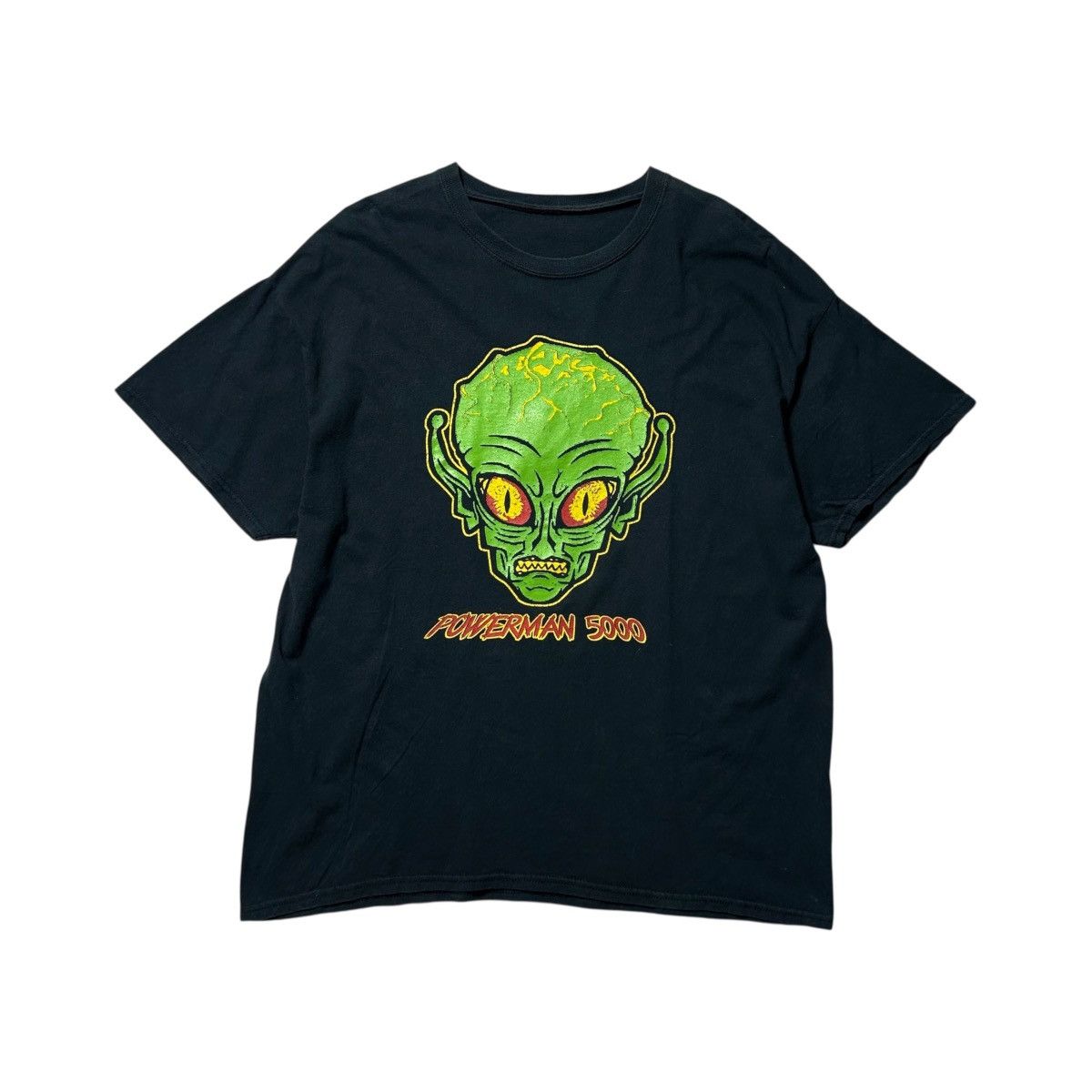 Vintage Vintage Y2K Powerman 5000 Alien Head Band T-Shirt Size US XL / EU 56 / 4 - 1 Thumbnail