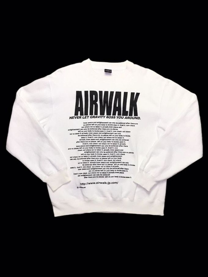 Vintage Airwalk Sweatshirt Full Front Wording