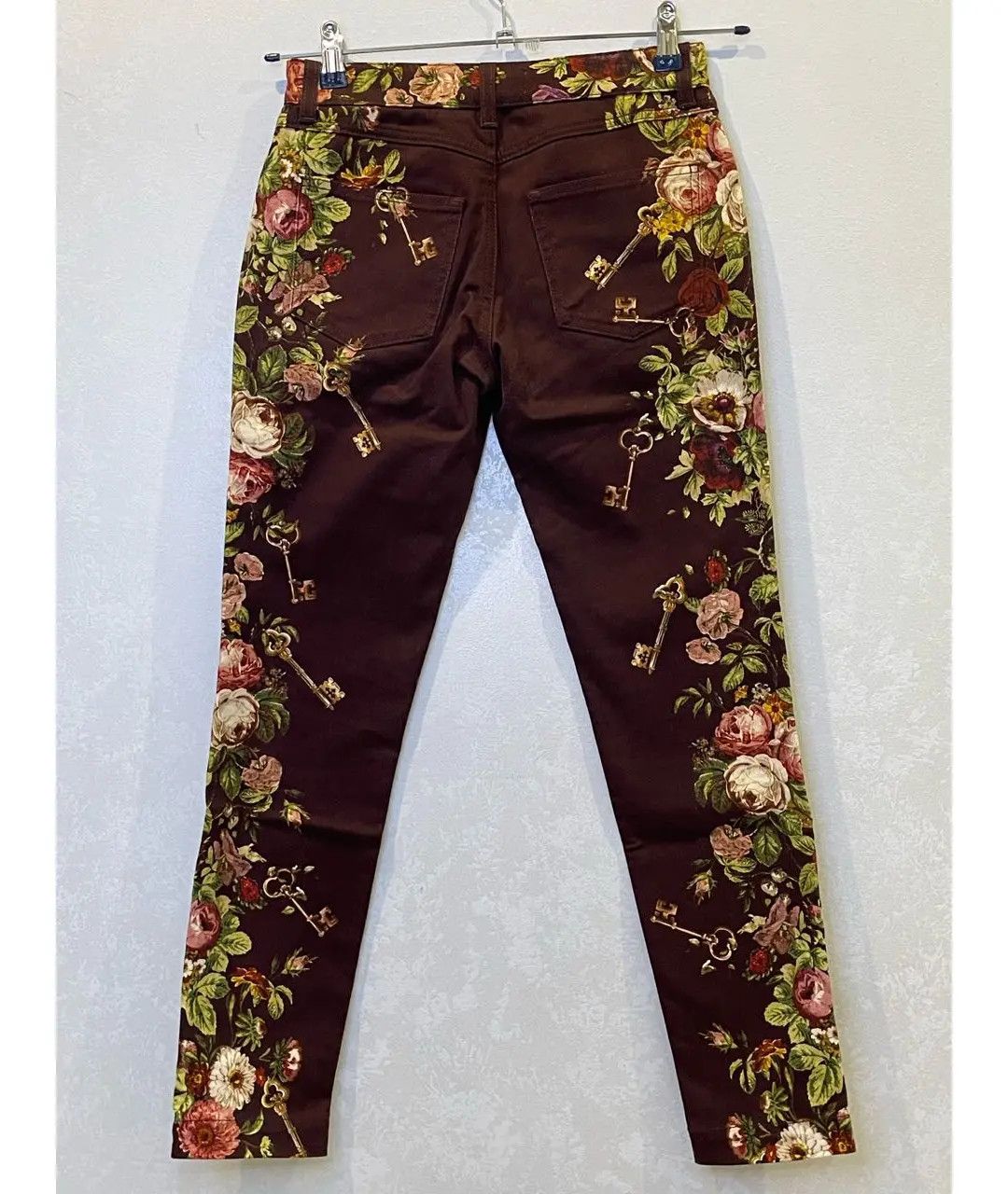 Dolce & Gabbana o1y0925 Casual Pant in Multicolor Size 26" / US 2 / IT 38 - 2 Thumbnail