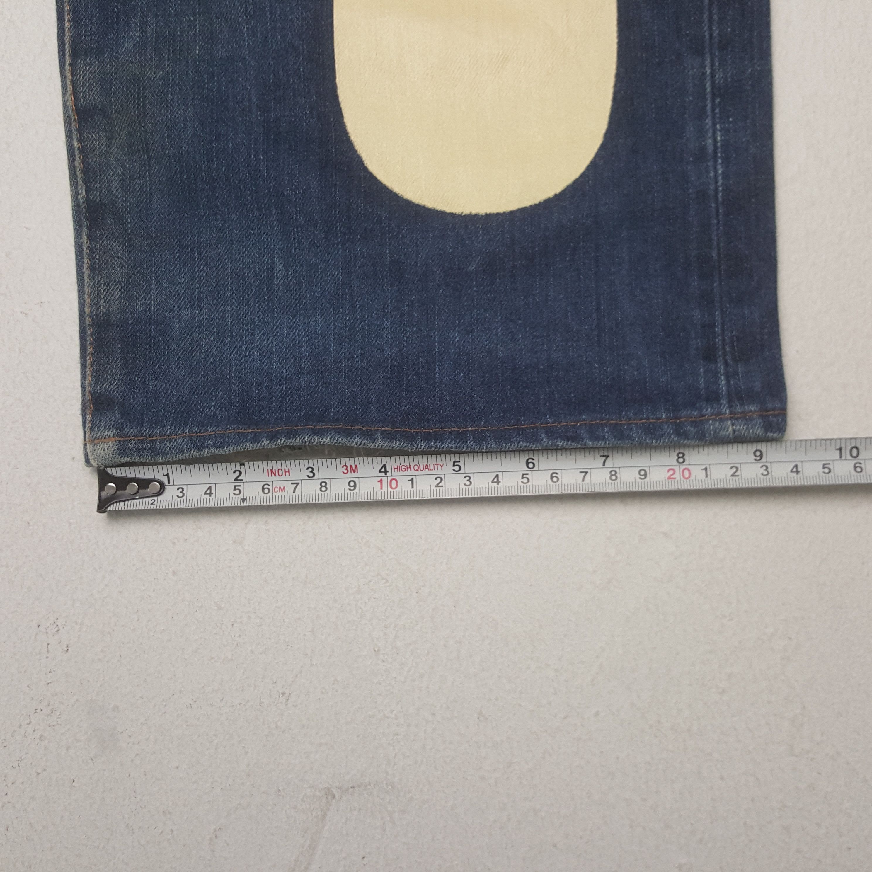 Evisu × Japanese Brand × Vintage Vintage Evisu Japanese Brand Daicock Custom Art Denim Jeans Size US 35 - 13 Thumbnail