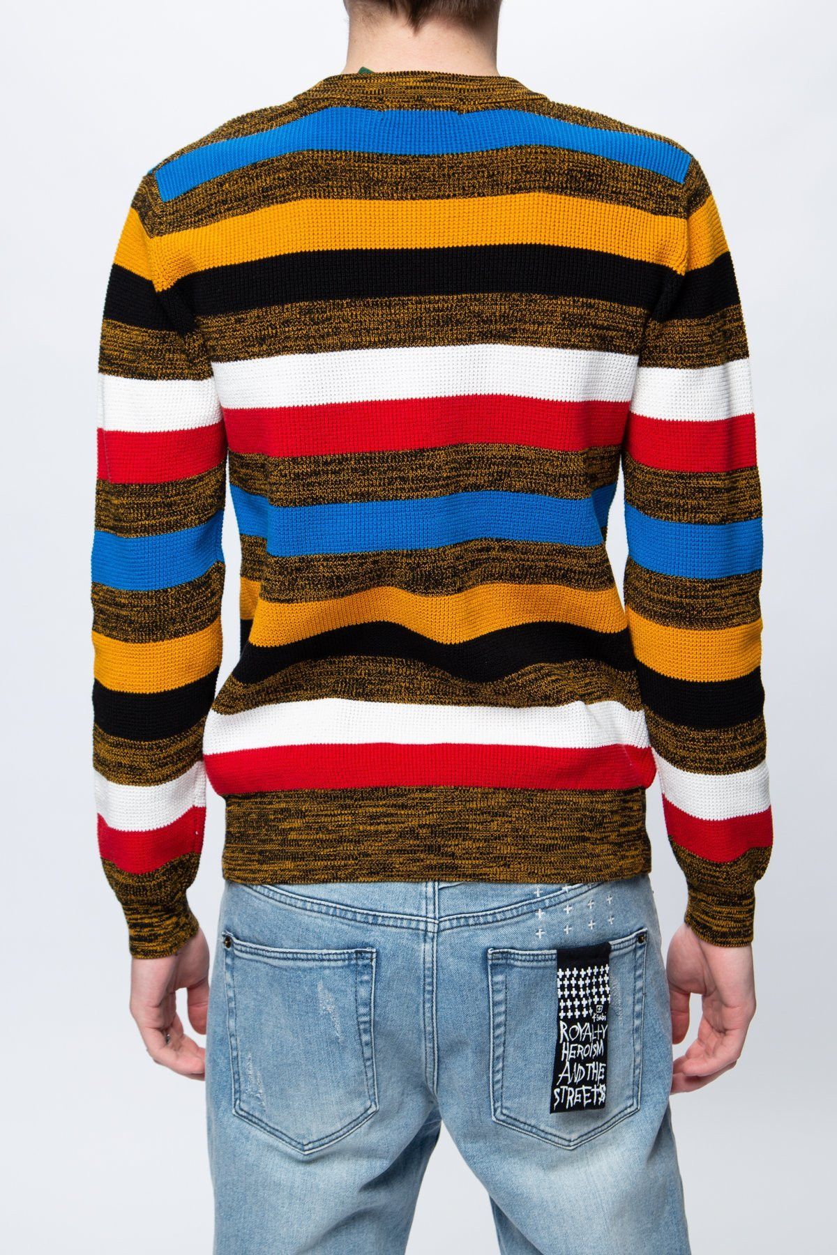 G-Star G-Star RAW Mike Stripe Knit Dark Gold/Dark Black Size US S / EU 44-46 / 1 - 2 Thumbnail