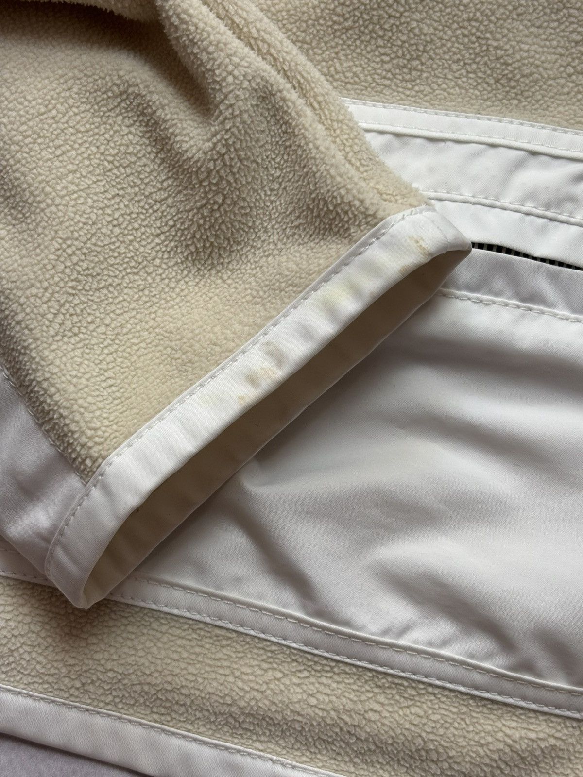 Frauenschuh × Vintage FRAUENSCHUH Womens Fleece Jacket Full Zip Beige Size XL Size XL / US 12-14 / IT 48-50 - 11 Thumbnail