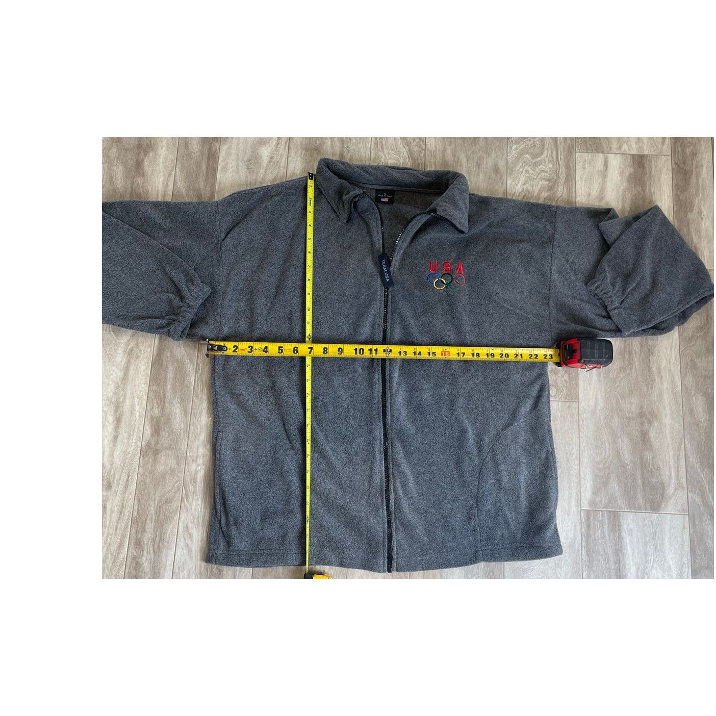 USA Olympics Team USA Olympic Rings Full Zip Fleece XL Gorpcore Size US XL / EU 56 / 4 - 6 Thumbnail
