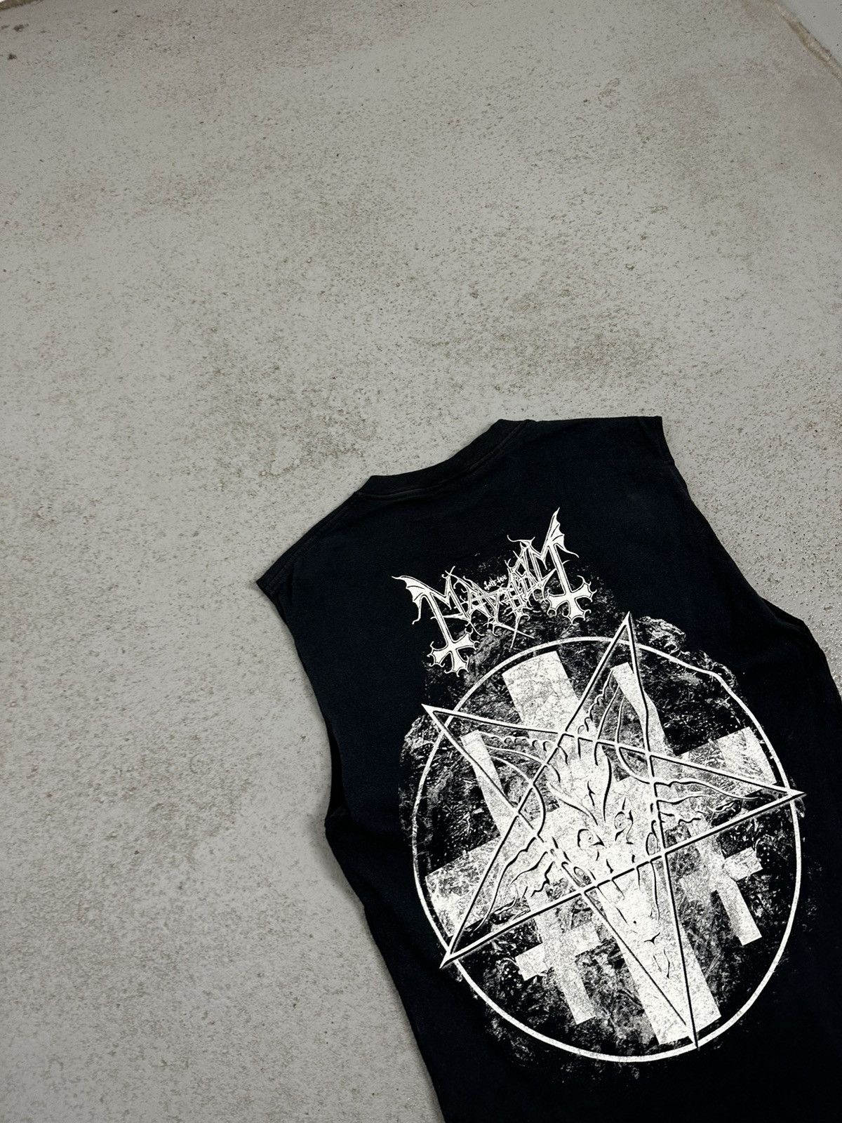 Band Tees Mayhem Death Dark Metal Rock Tank Top Size US S / EU 44-46 / 1 - 10 Thumbnail