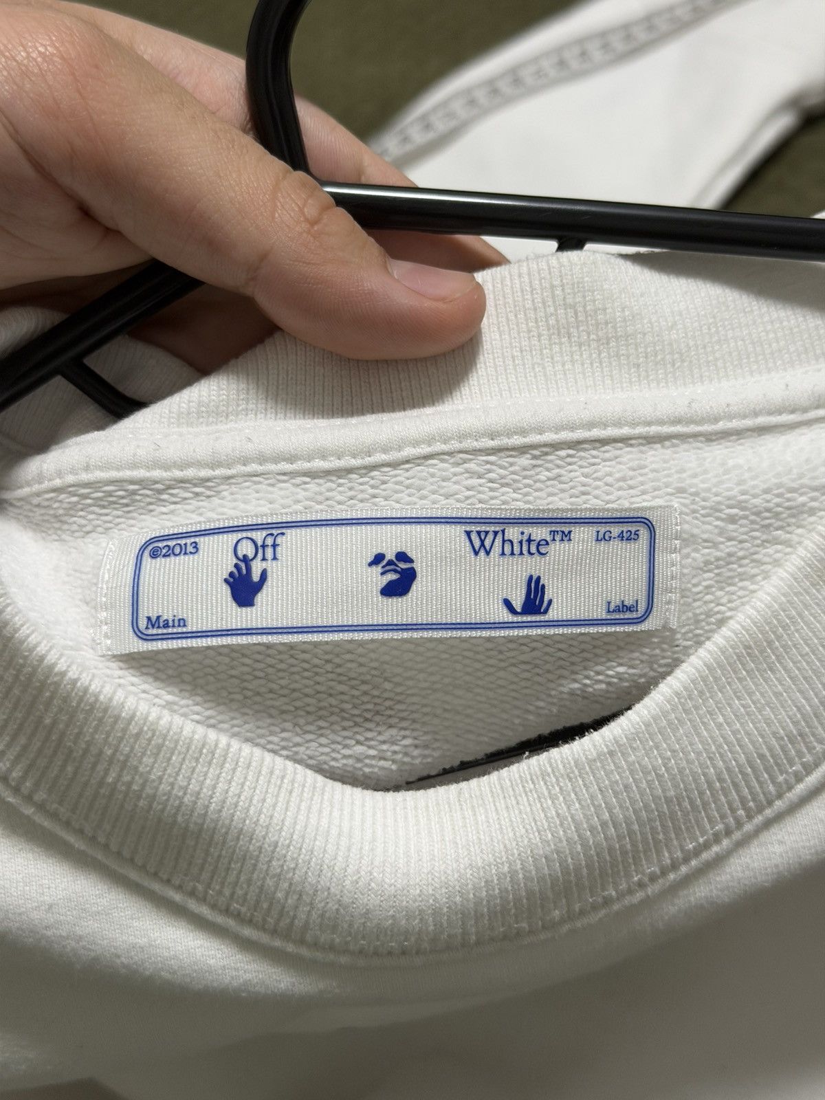 Off-White OFF WHITE MARKER ARROWS WHITE SWEATSHIRT Size US S / EU 44-46 / 1 - 7 Thumbnail