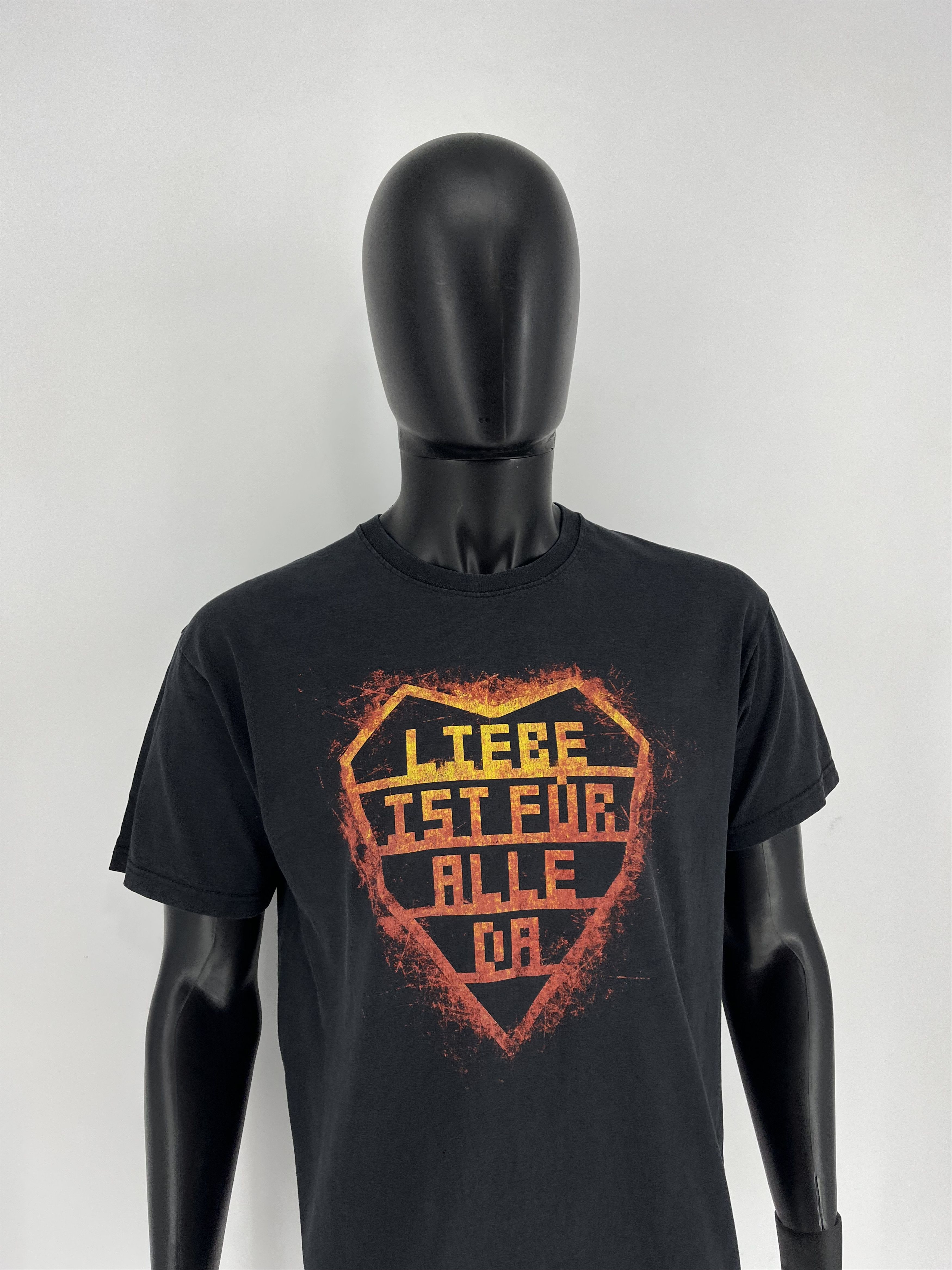 Band Tees × Vintage Vintage Y2K Rammstein “ Liebe ist für alle da” band T Shirt Size US L / EU 52-54 / 3 - 3 Thumbnail