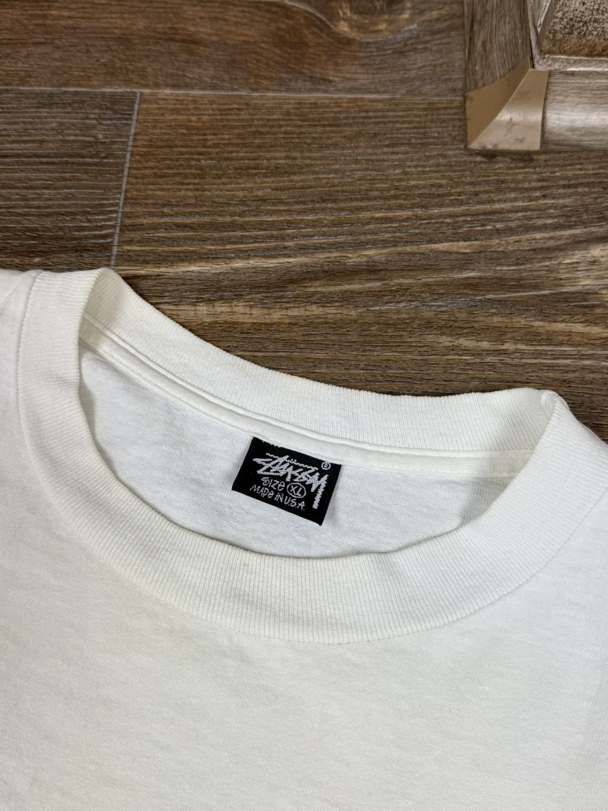 Stussy Vintage 90's Stussy Big Logo Made in USA Single Stitch Shirt Size US XL / EU 56 / 4 - 19 Thumbnail