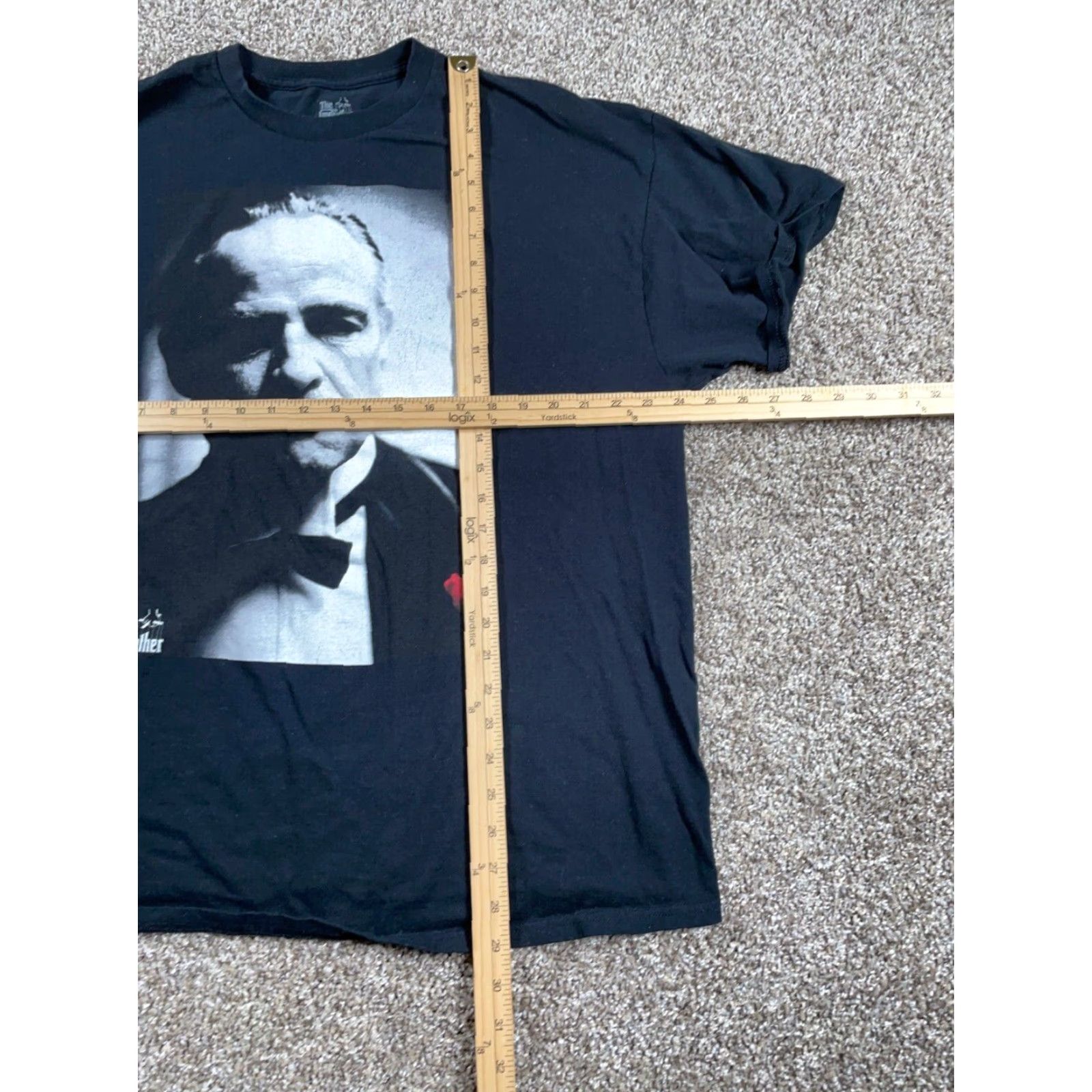 Vintage VINTAGE The Godfather T-Shirt Adult 2XL Men Black Graphic Print Movie Retro Marlon Brando Size US XXL / EU 58 / 5 - 5 Thumbnail