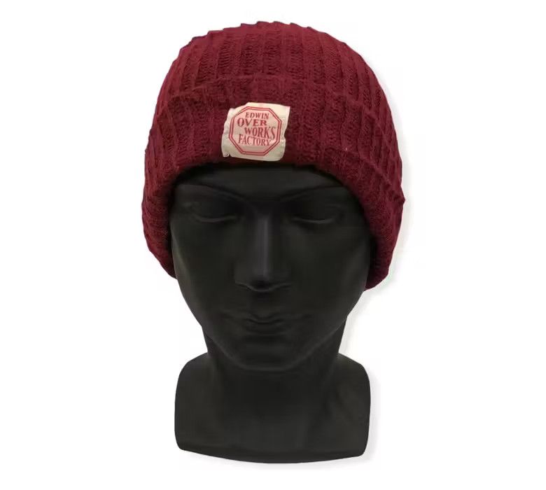 Edwin × Hats × Streetwear Vintage Edwin Classic Logo beanie Hat | Grailed