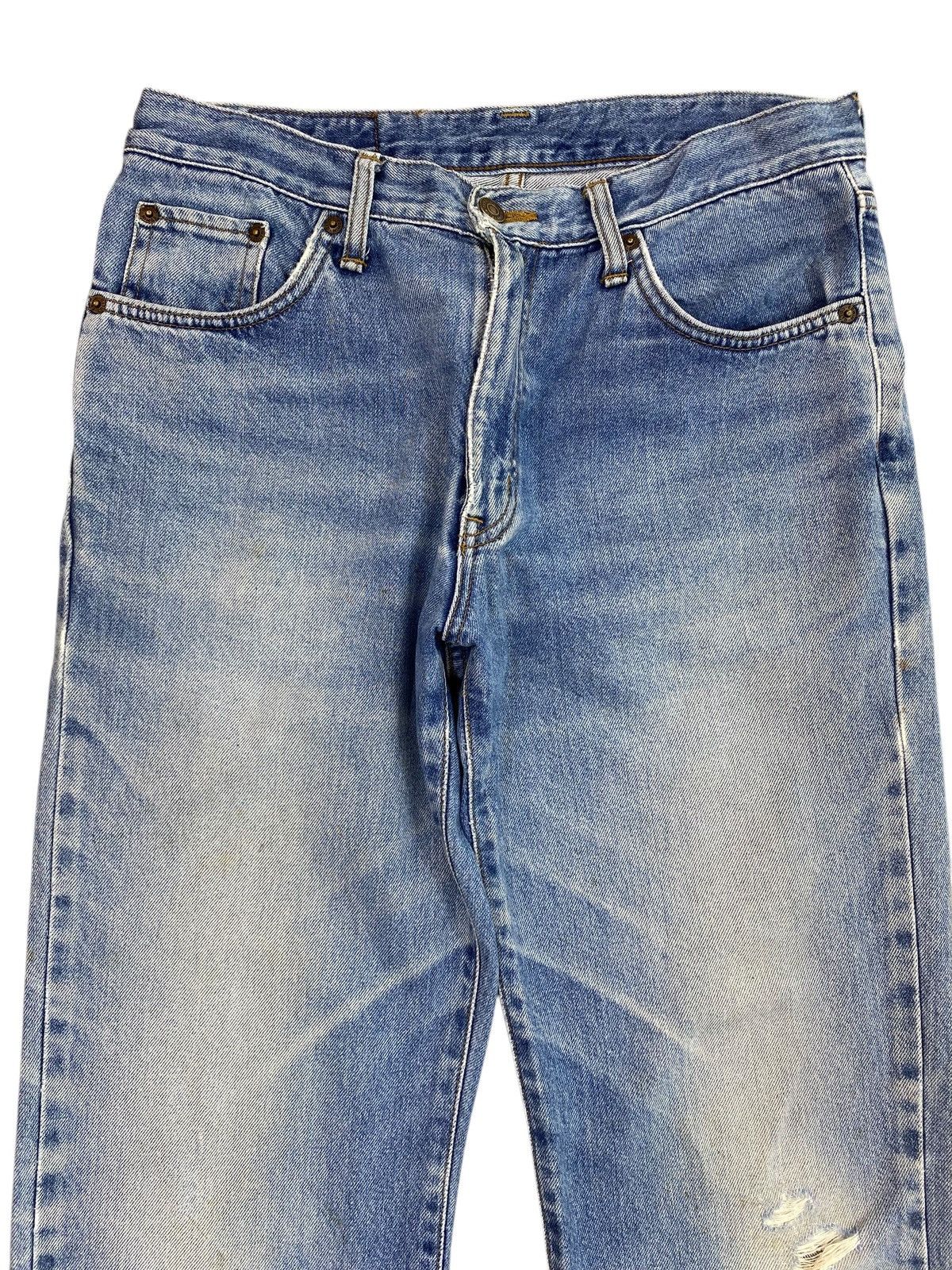 Edwin Edwin Vintage Whiskers Faded Wash Style Ripped Jeans Size US 32 / EU 48 - 2 Thumbnail