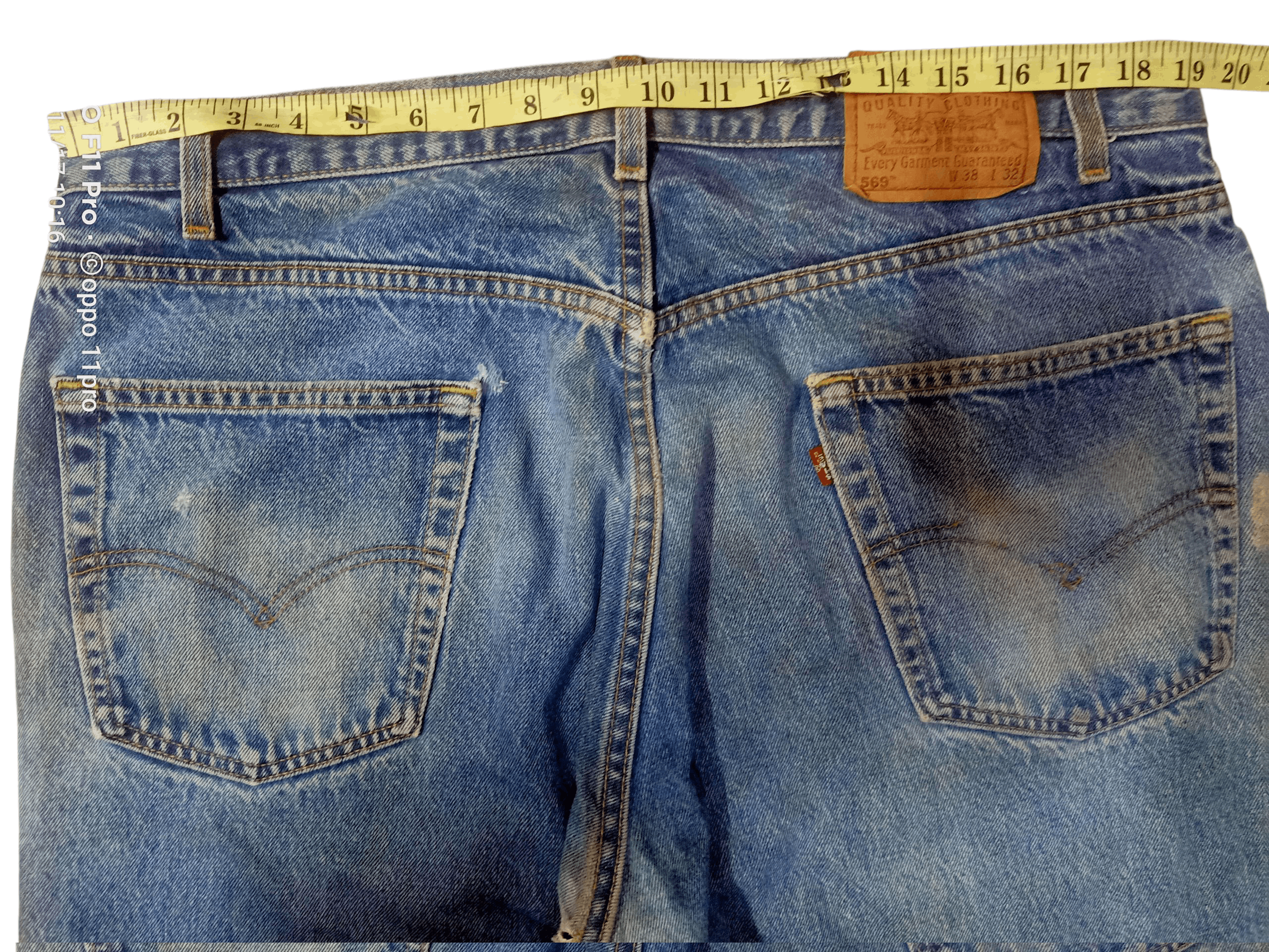 Levi's 🌟Levis 90s Vintage 569 Straight Loose Fit Jeans 🌟 Size US 38 / EU 54 - 3 Thumbnail