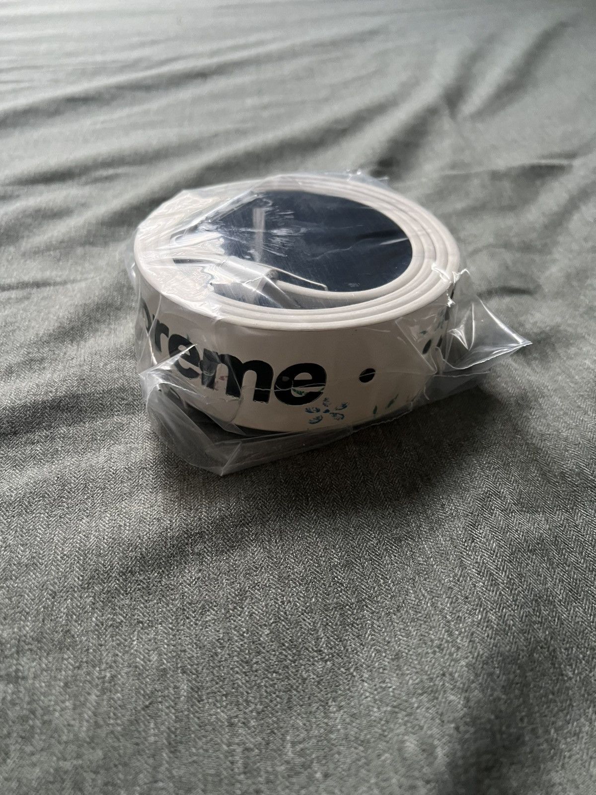 Supreme Repeat Leather Belt Floral Size Large