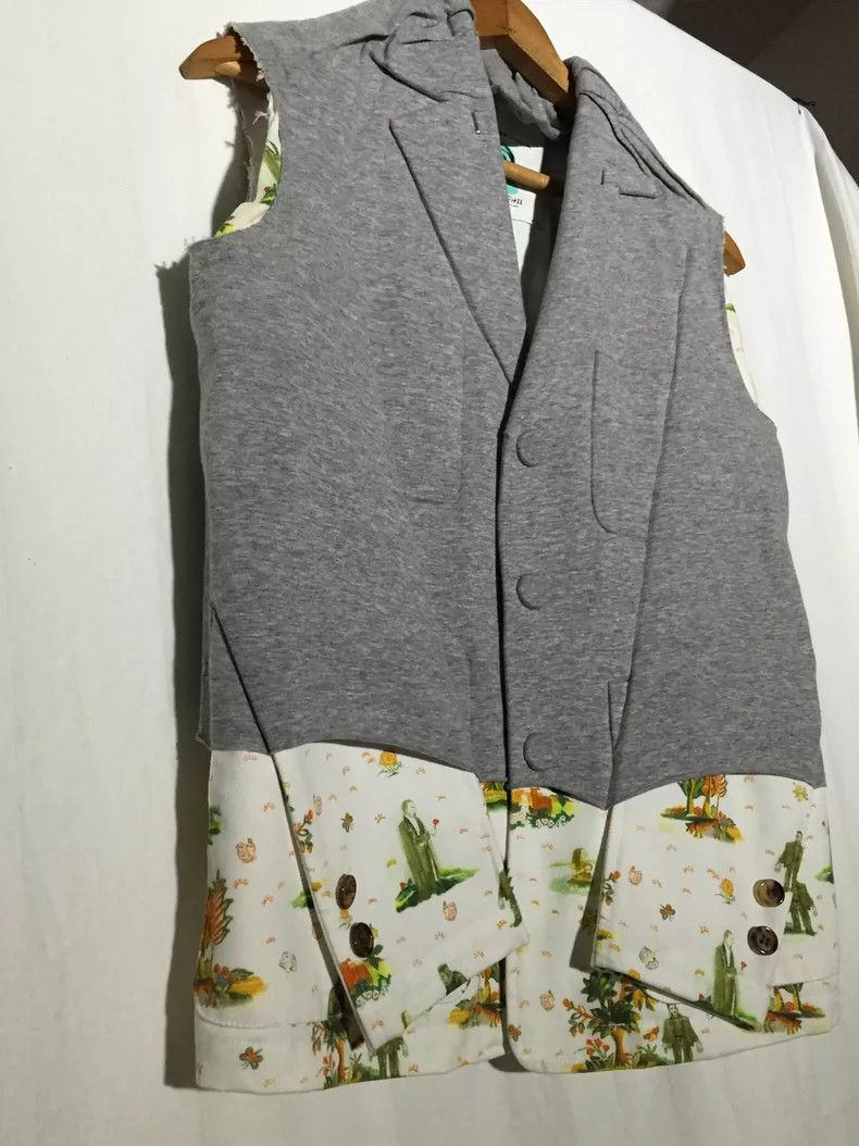 Undercover UNDERCOVER size os 2002 "Haze" Suit Patchwork Vest 2504-Nex Size 38R - 1 Thumbnail