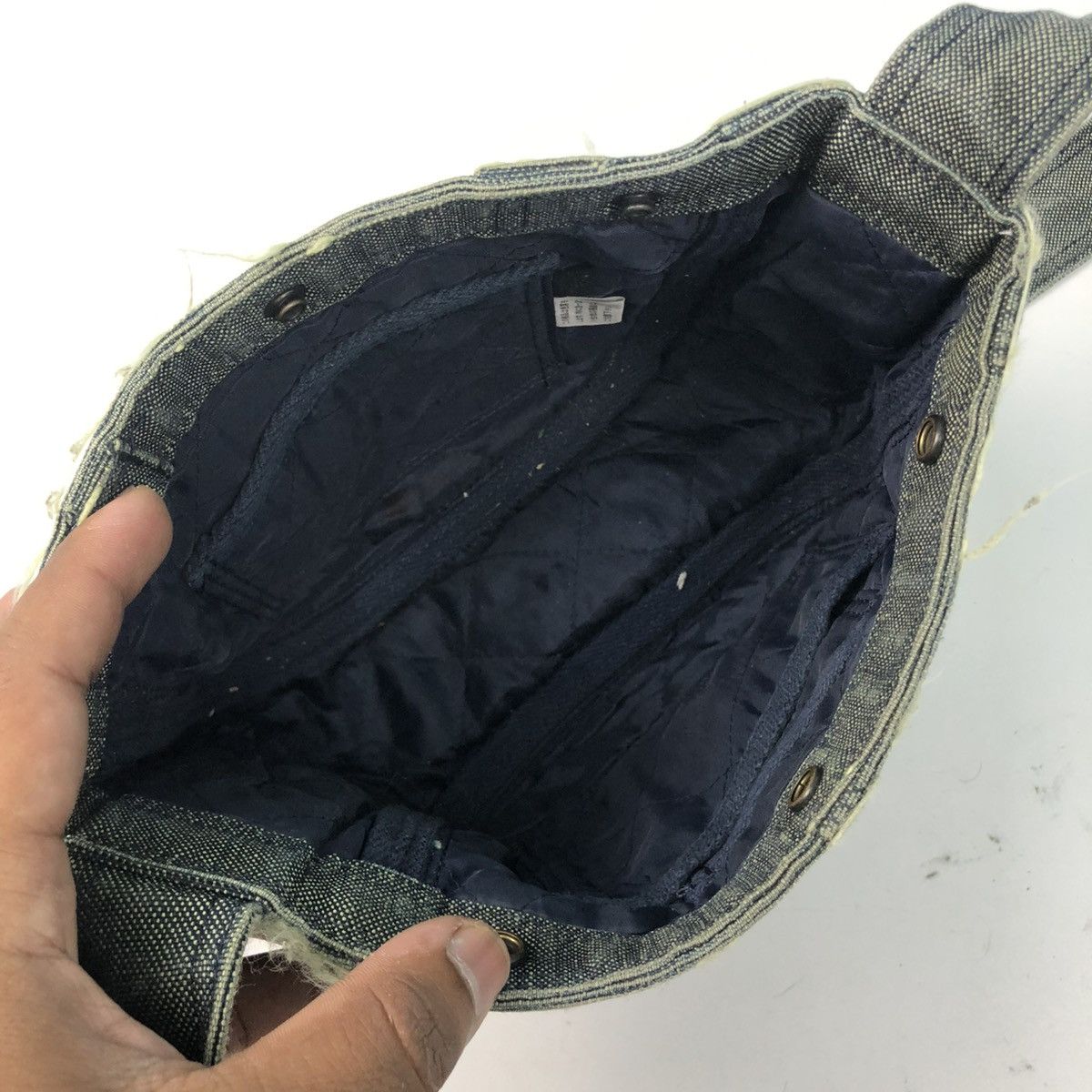 Porter ‼️YES‼️ PORTER DISTRESSED DENIM CROSSBODY SLING BAG Size ONE SIZE - 8 Thumbnail