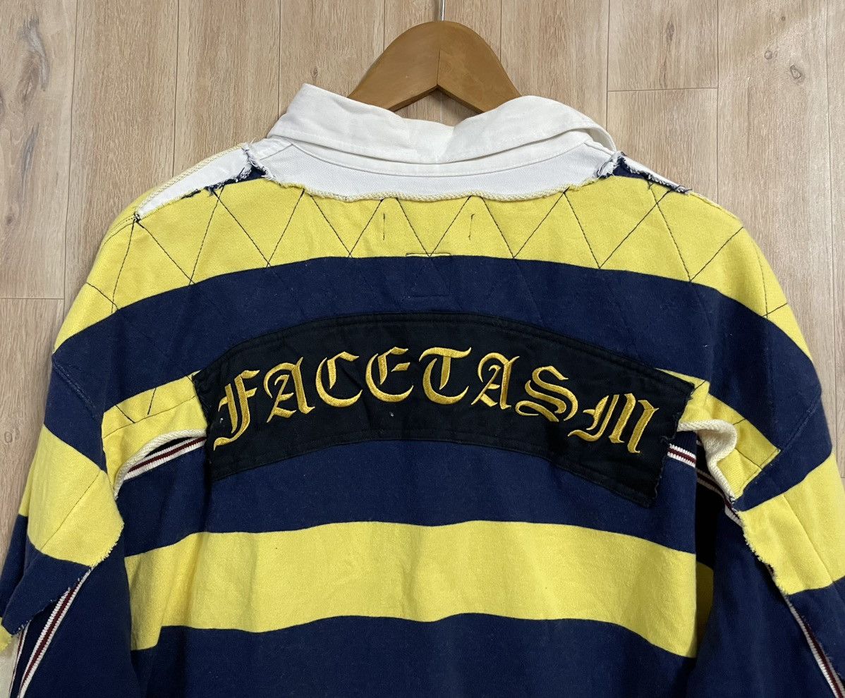 Facetasm Paneled Rugby Shirt Reconstructed XL