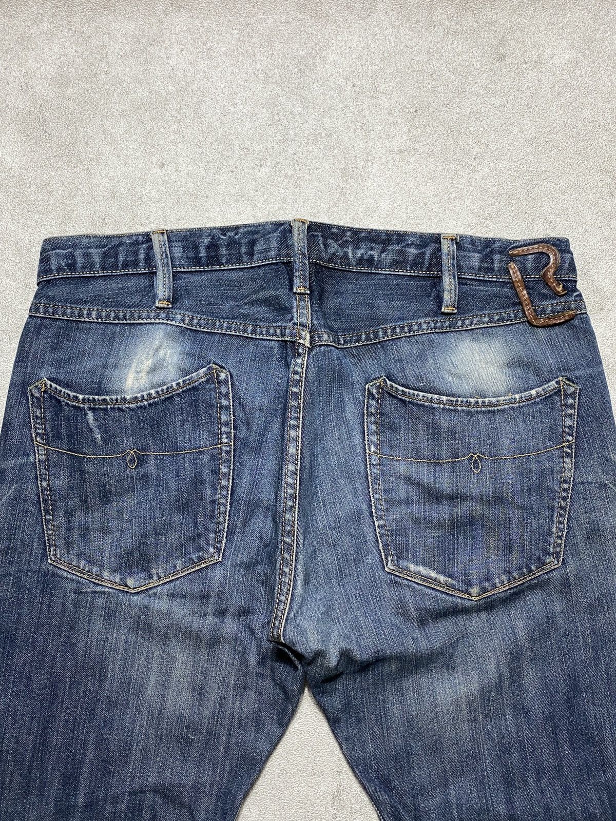 Polo Ralph Lauren 2000s Polo RL Ralph Lauren Distressed Low Bootcut Jeans Size US 34 / EU 50 - 2 Thumbnail