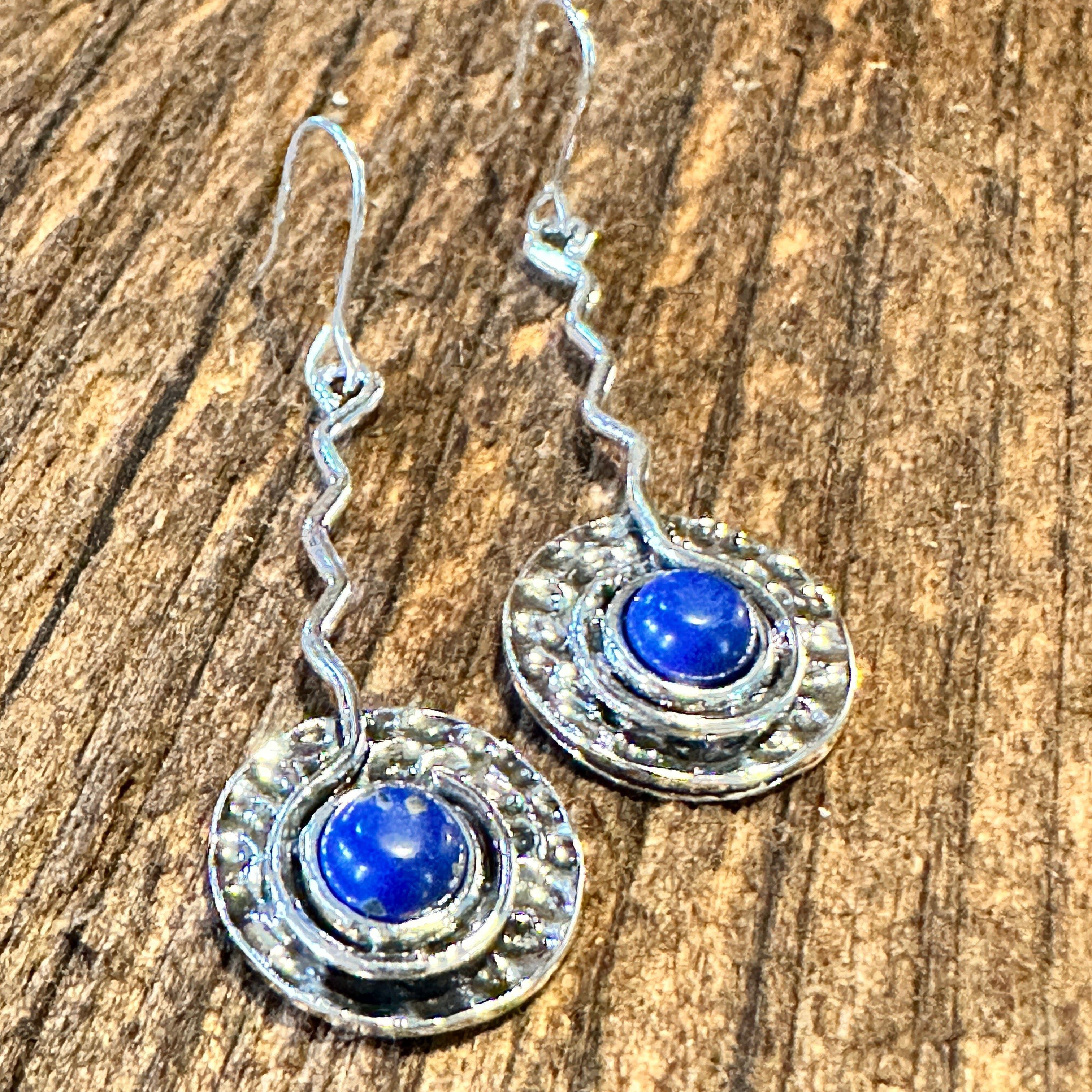 Other Boho Native American Navajo Dangle Wire Earrings, Turquoise Size ONE SIZE - 9 Thumbnail
