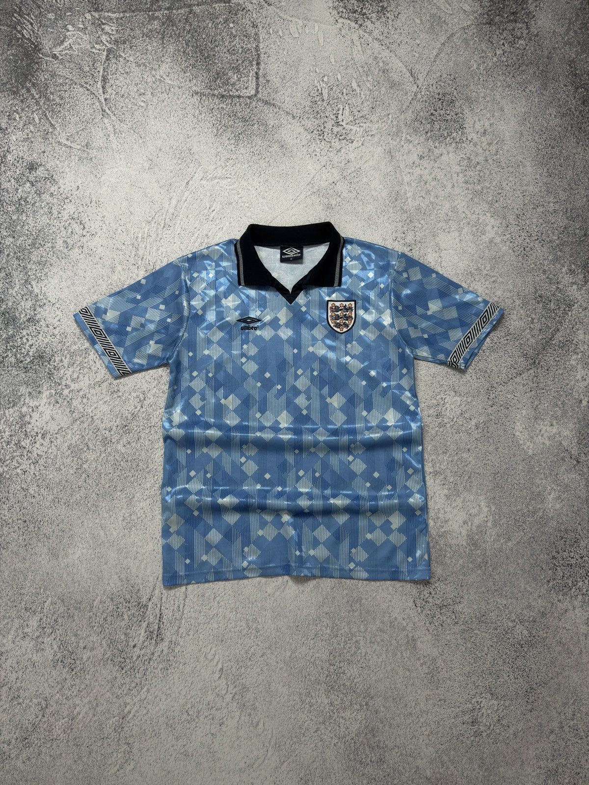 Umbro UMBRO ENGLAND 1990-1992 THIRD FOOTBALL SHIRT SOCCER JERSEY Size US M / EU 48-50 / 2 - 1 Thumbnail