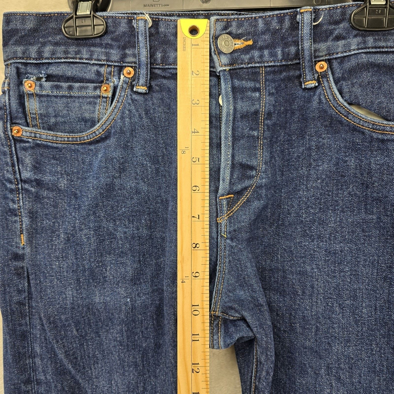 Buck Mason Buck Mason Jeans 32X28 Maverick Slim Denim *FLAWS* Size US 32 / EU 48 - 17 Thumbnail