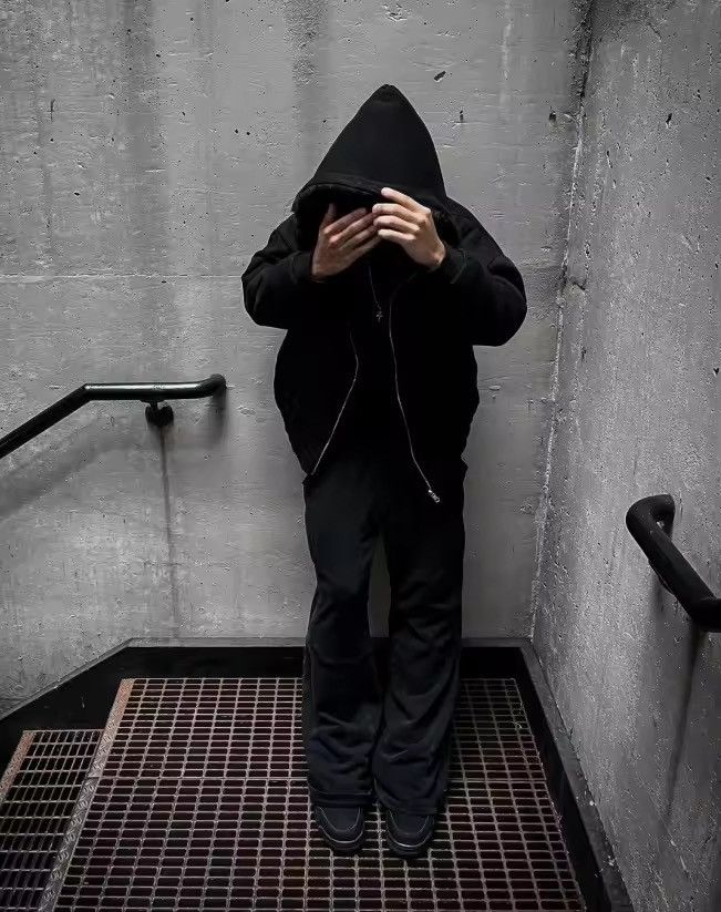 Japanese Brand × Other Faux furr Zipper Black reversible Jacket Hooded Size US L / EU 52-54 / 3 - 3 Thumbnail